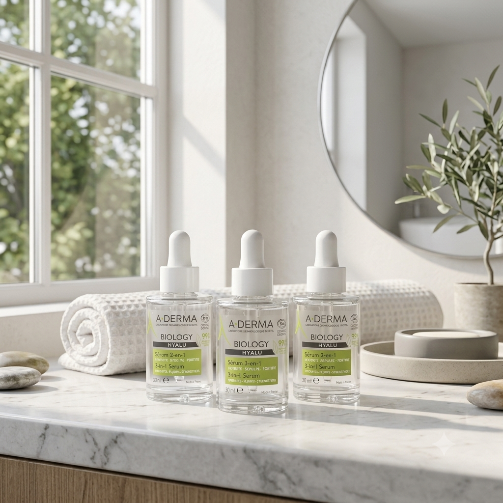 A-Derma Biology Hyalu 3-i-1 Serum 30 ml 3 stykker