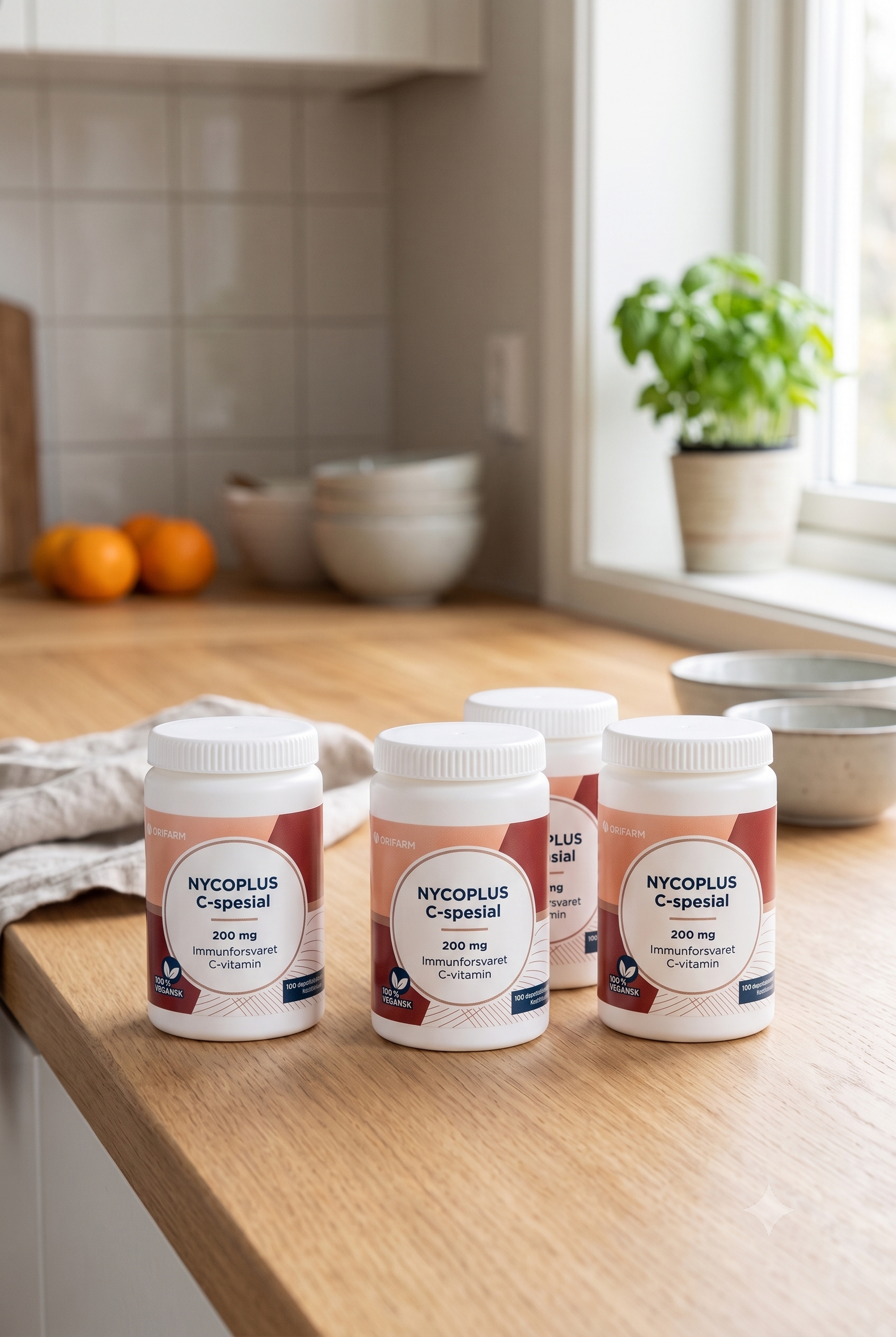 Nycoplus C-spesial 200mg depottabletter 100 stk 4 stykker