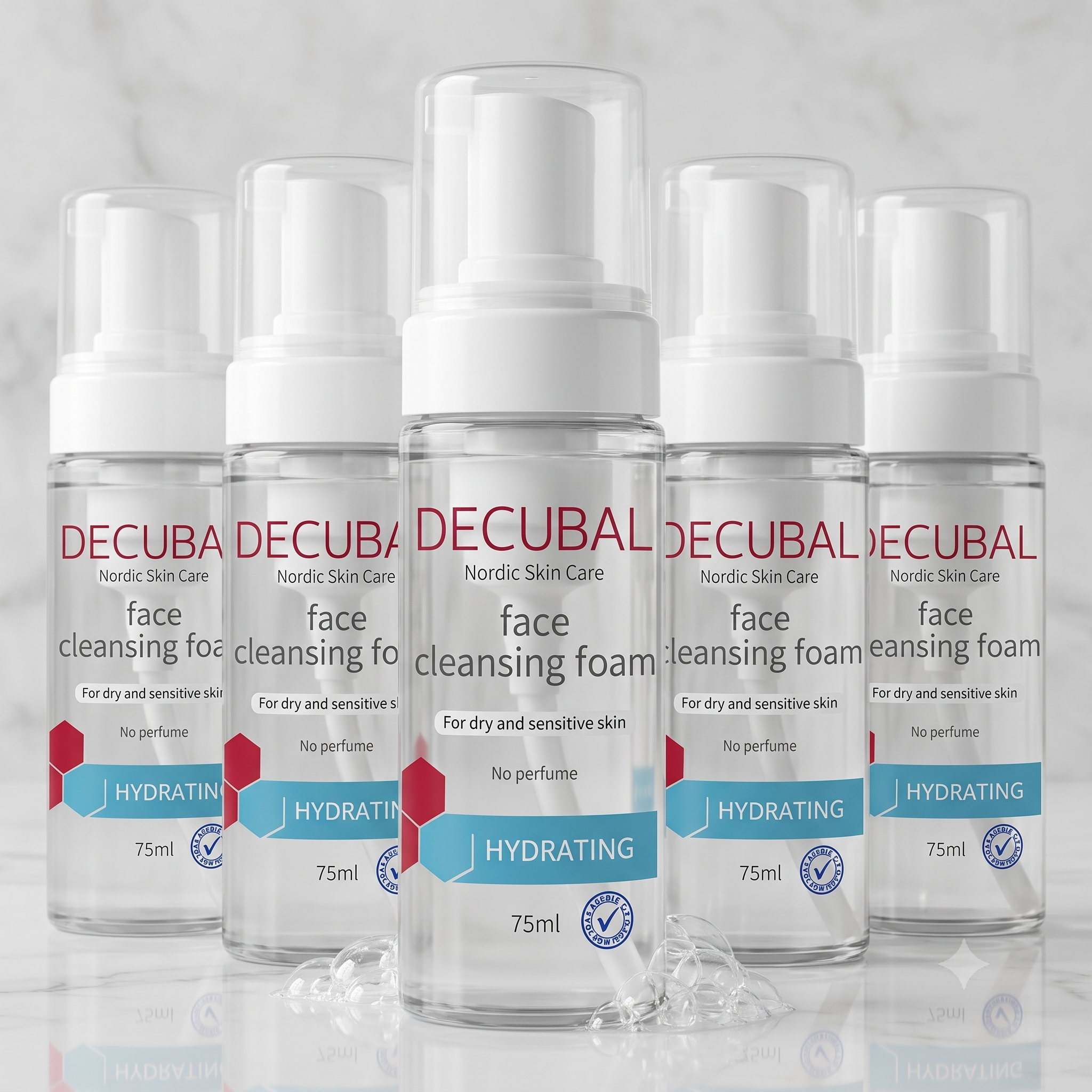 Decubal Face Wash 150ml 5 stykker