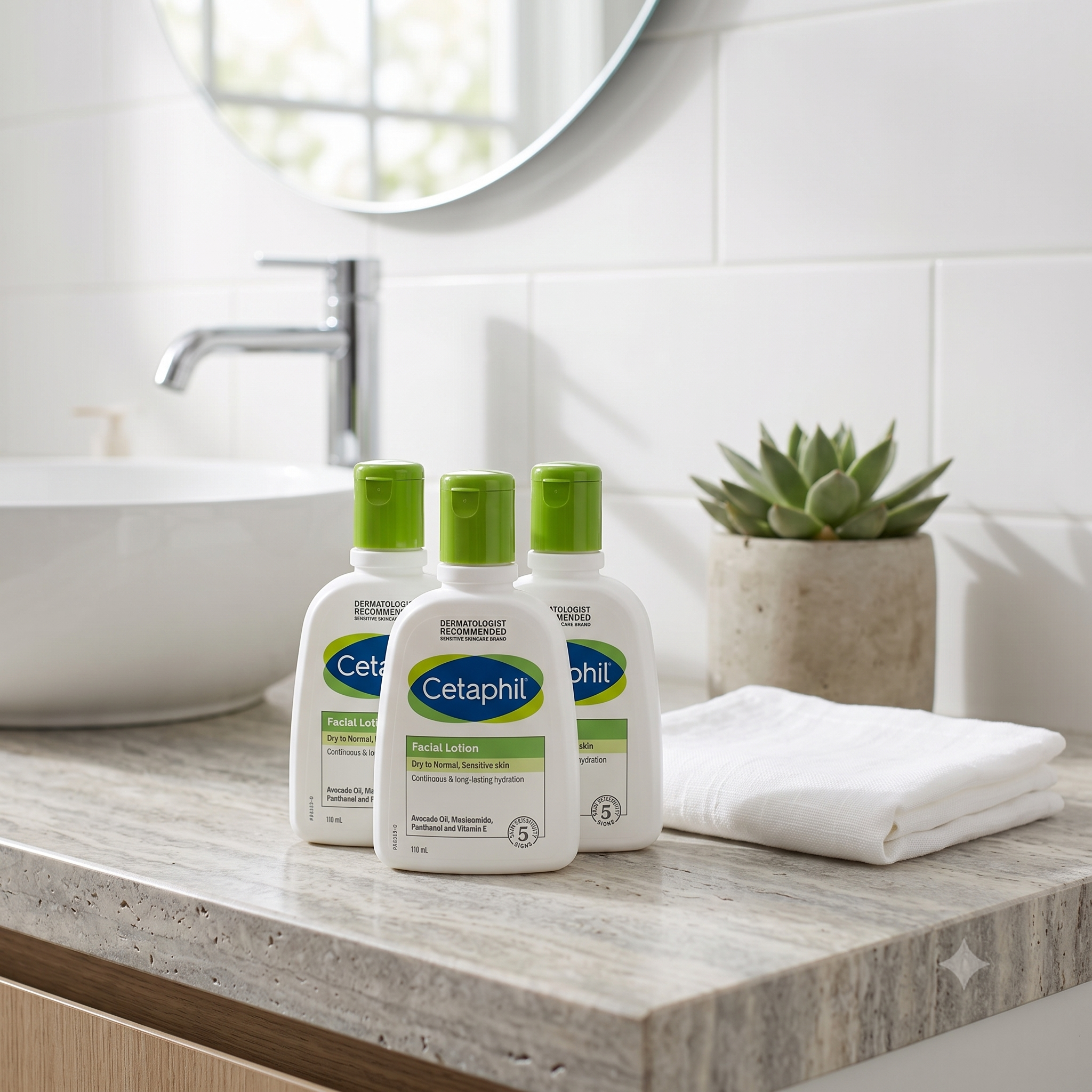 Cetaphil Facial Lotion 118 ml 3 stykker