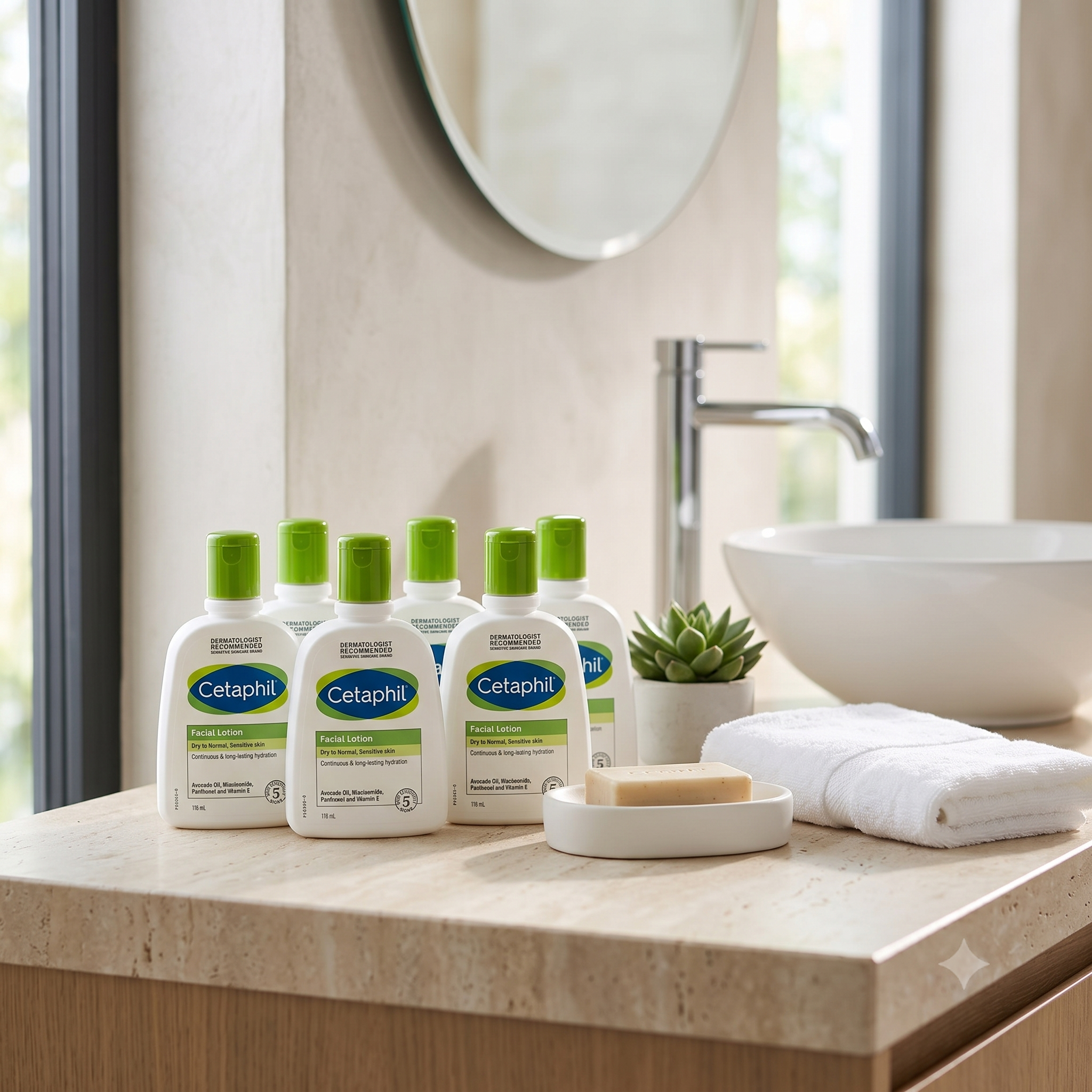 Cetaphil Facial Lotion 118 ml 6 stykker