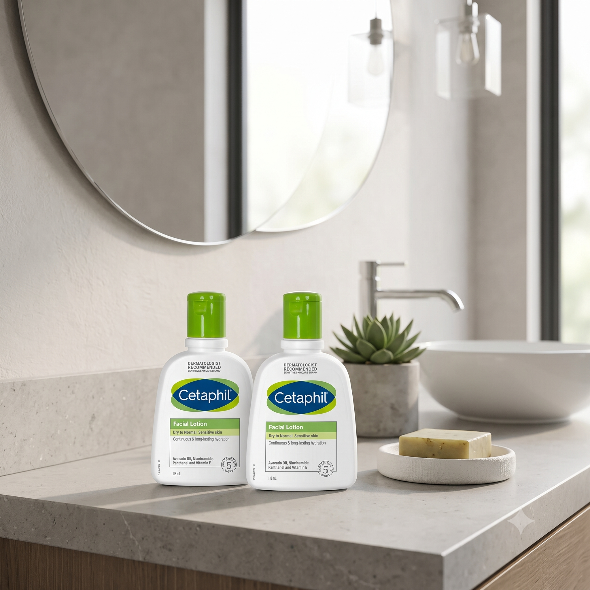 Cetaphil Facial Lotion 118 ml 2 stykker