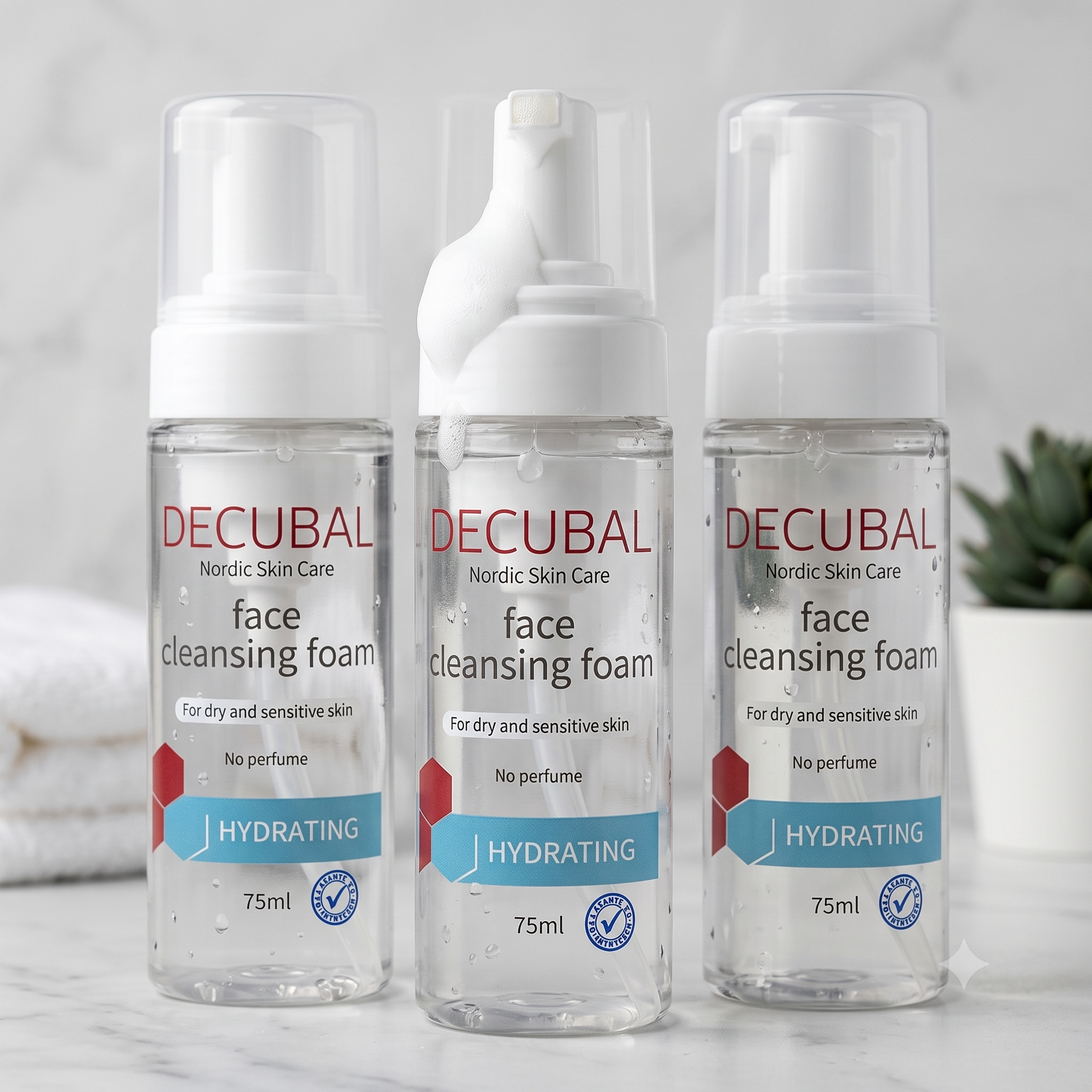Decubal Face Wash 150ml 3 stykker