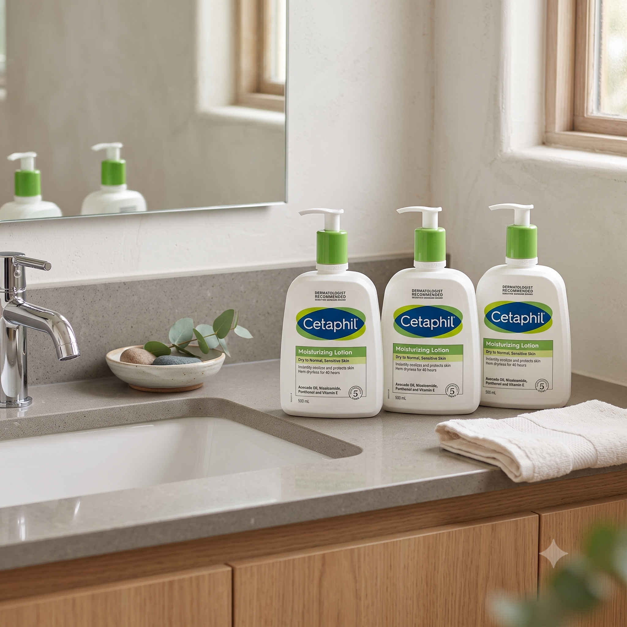 Cetaphil Moisturizing Lotion 500 ml 3 stykker