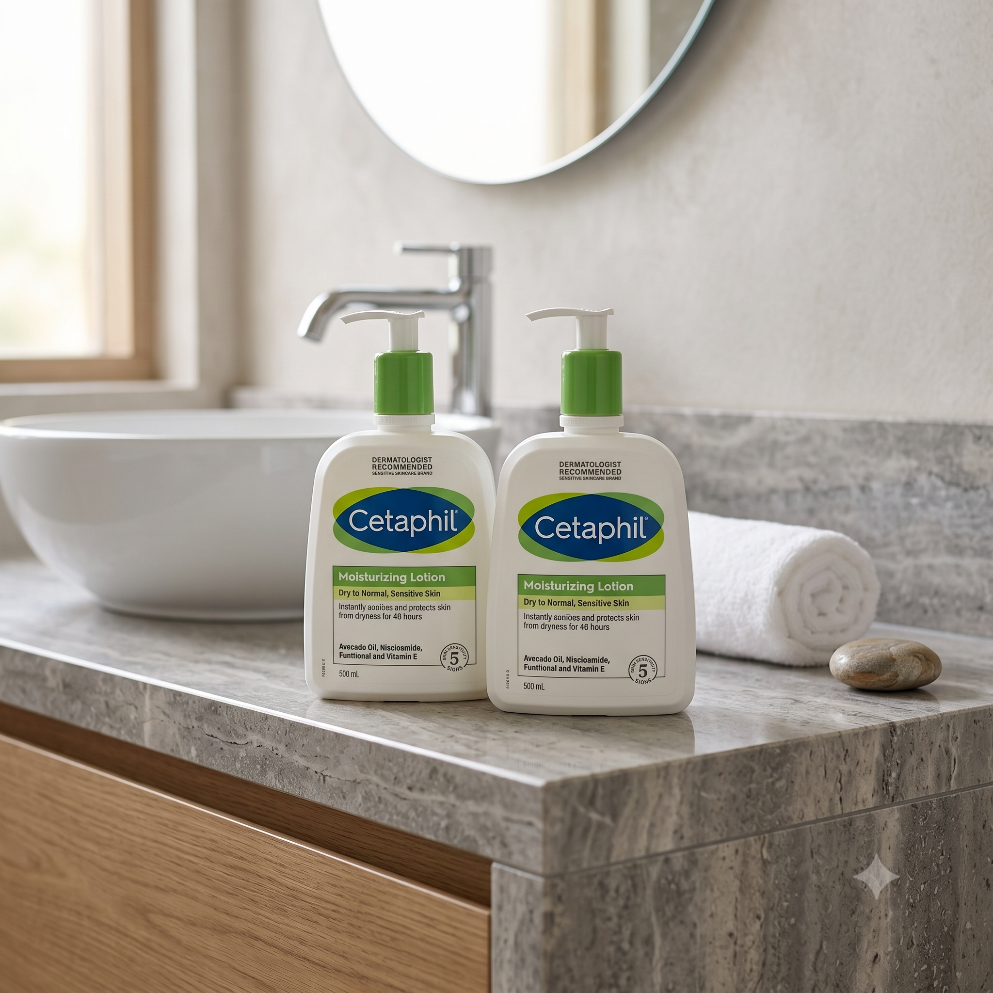 Cetaphil Moisturizing Lotion 500 ml 2 stykker