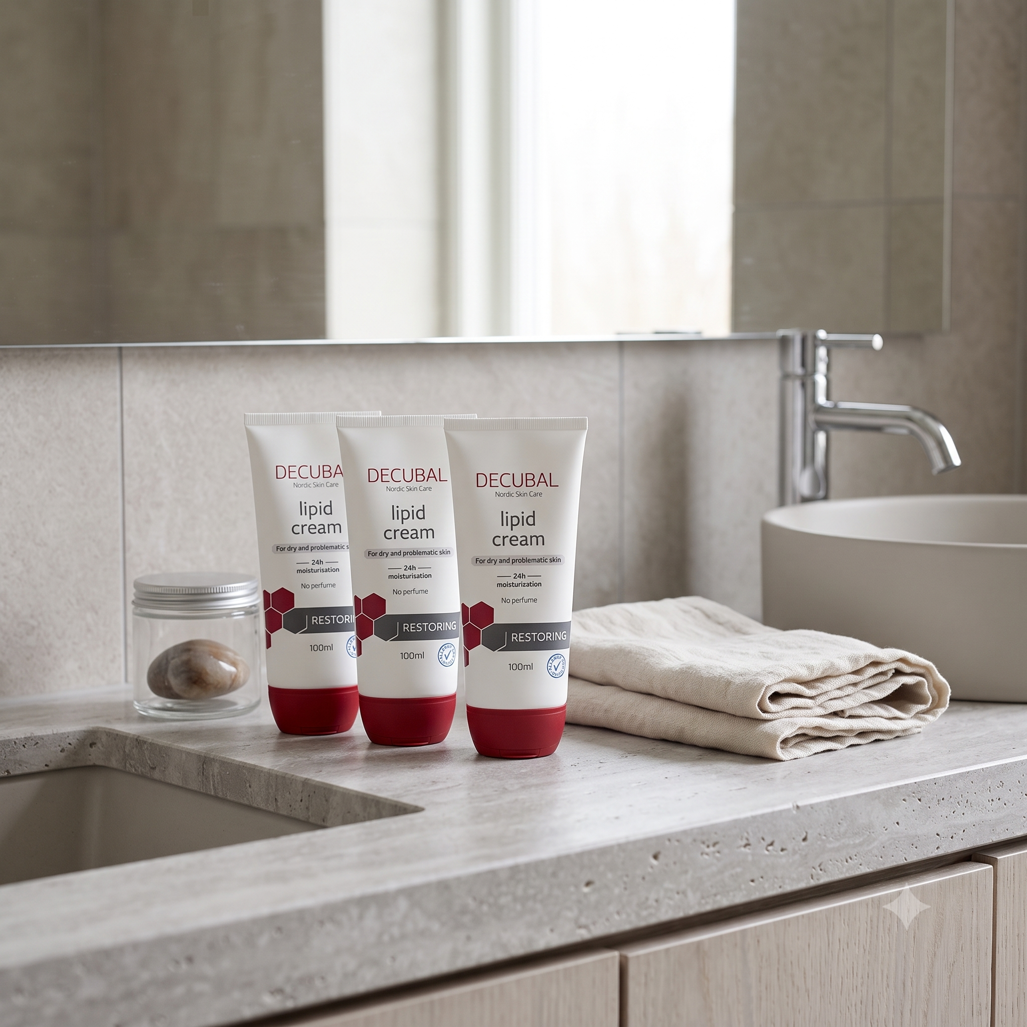 Decubal Lipid Cream 100ml 3 stykker