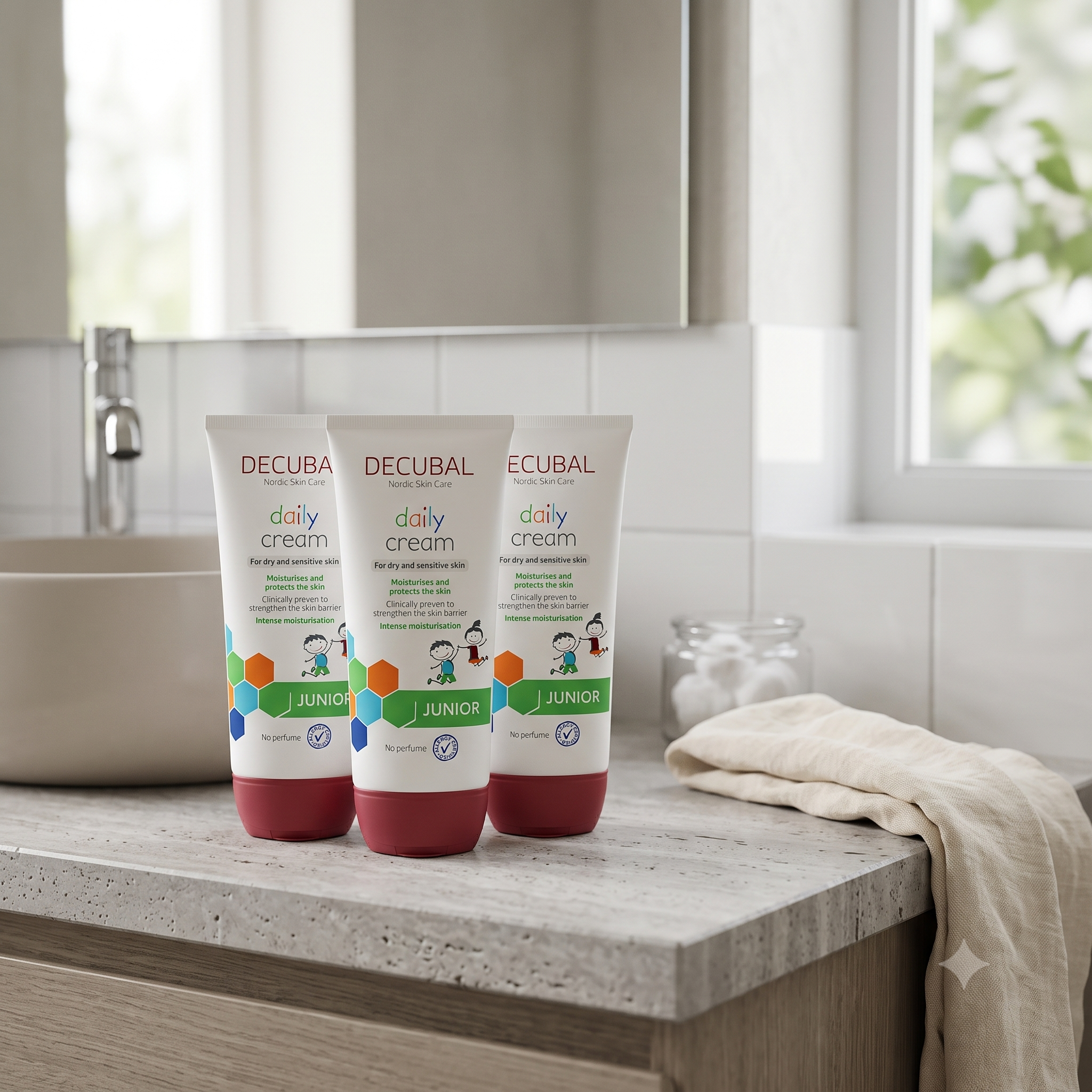 Decubal Junior Cream 200ml 3 stykker
