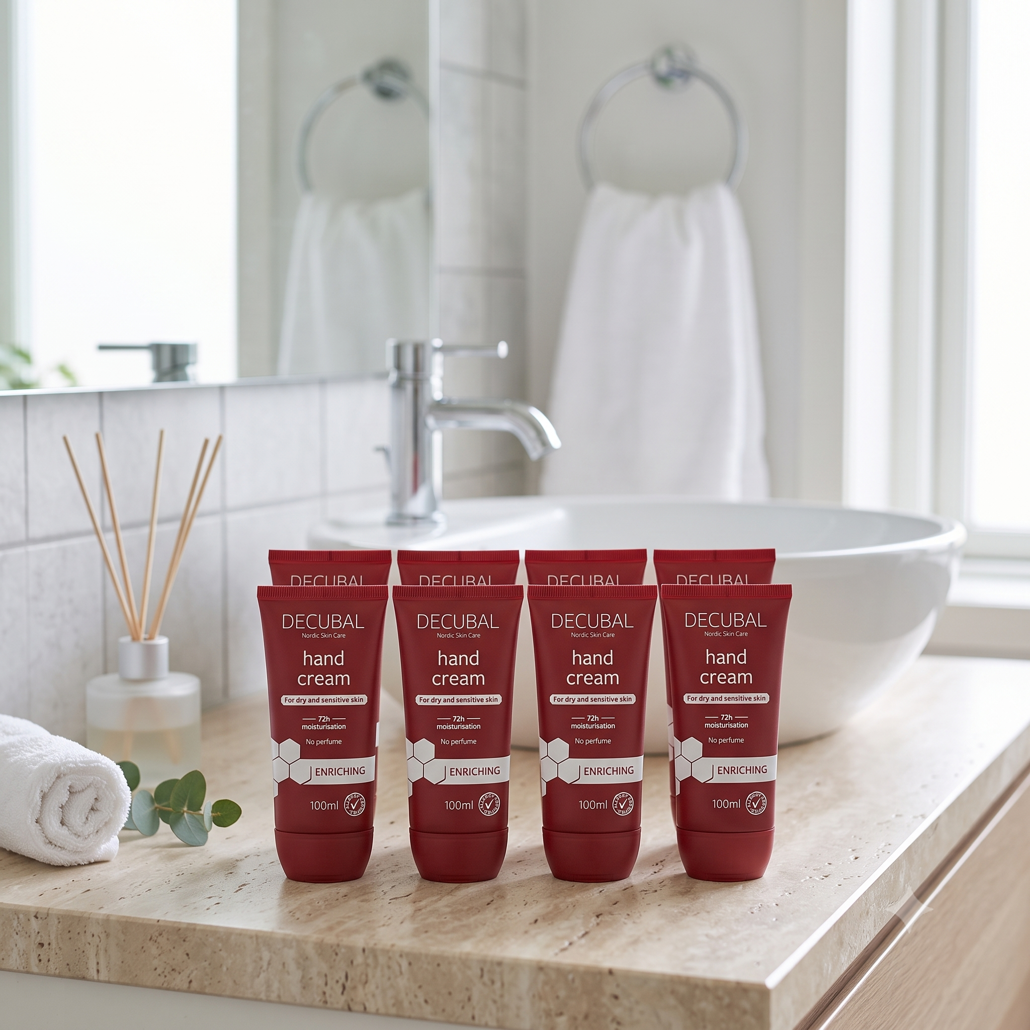 Decubal Basic Hand Creme 100 ml 8 stykker