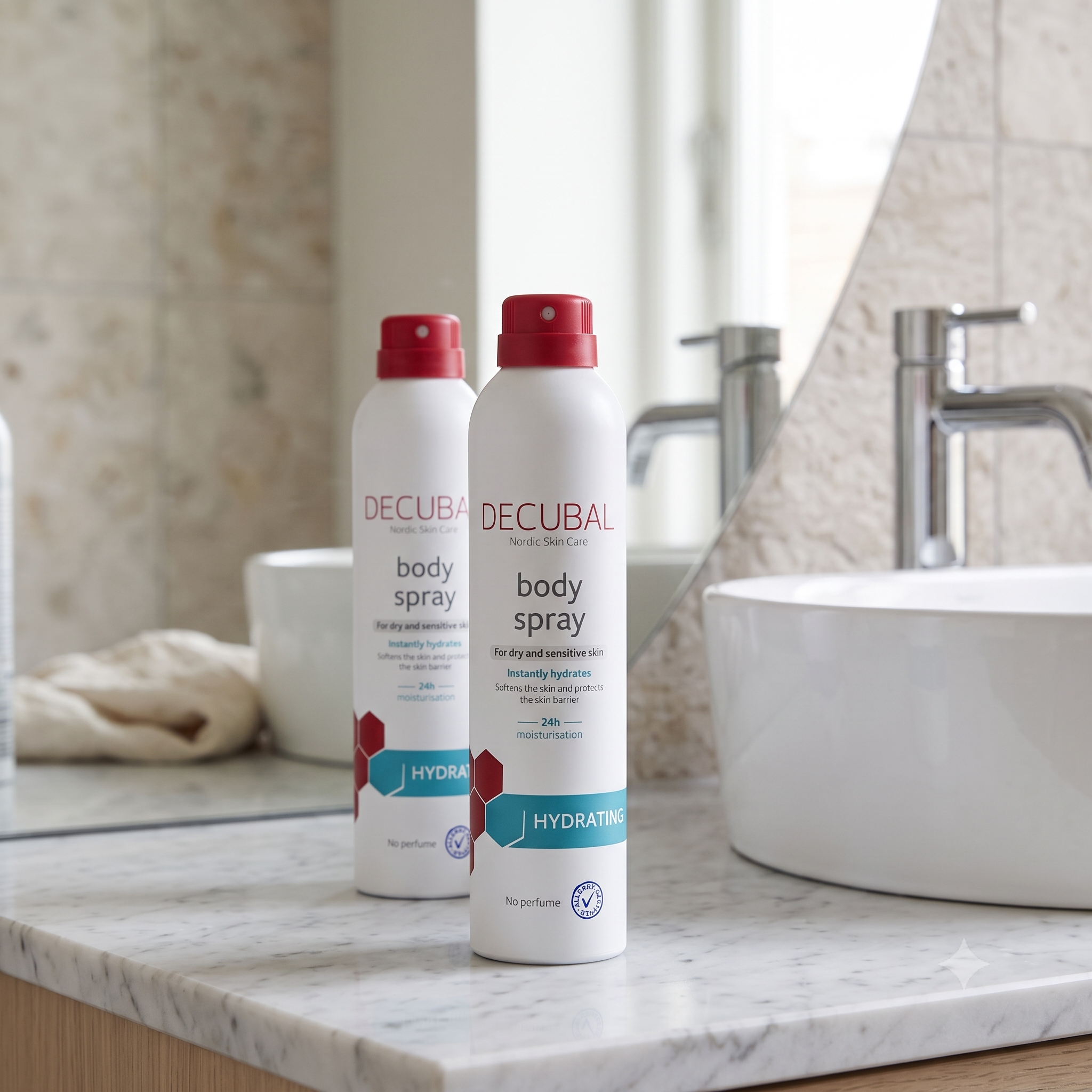 Decubal Hydrating Body Spray 200 ml 2 stykker