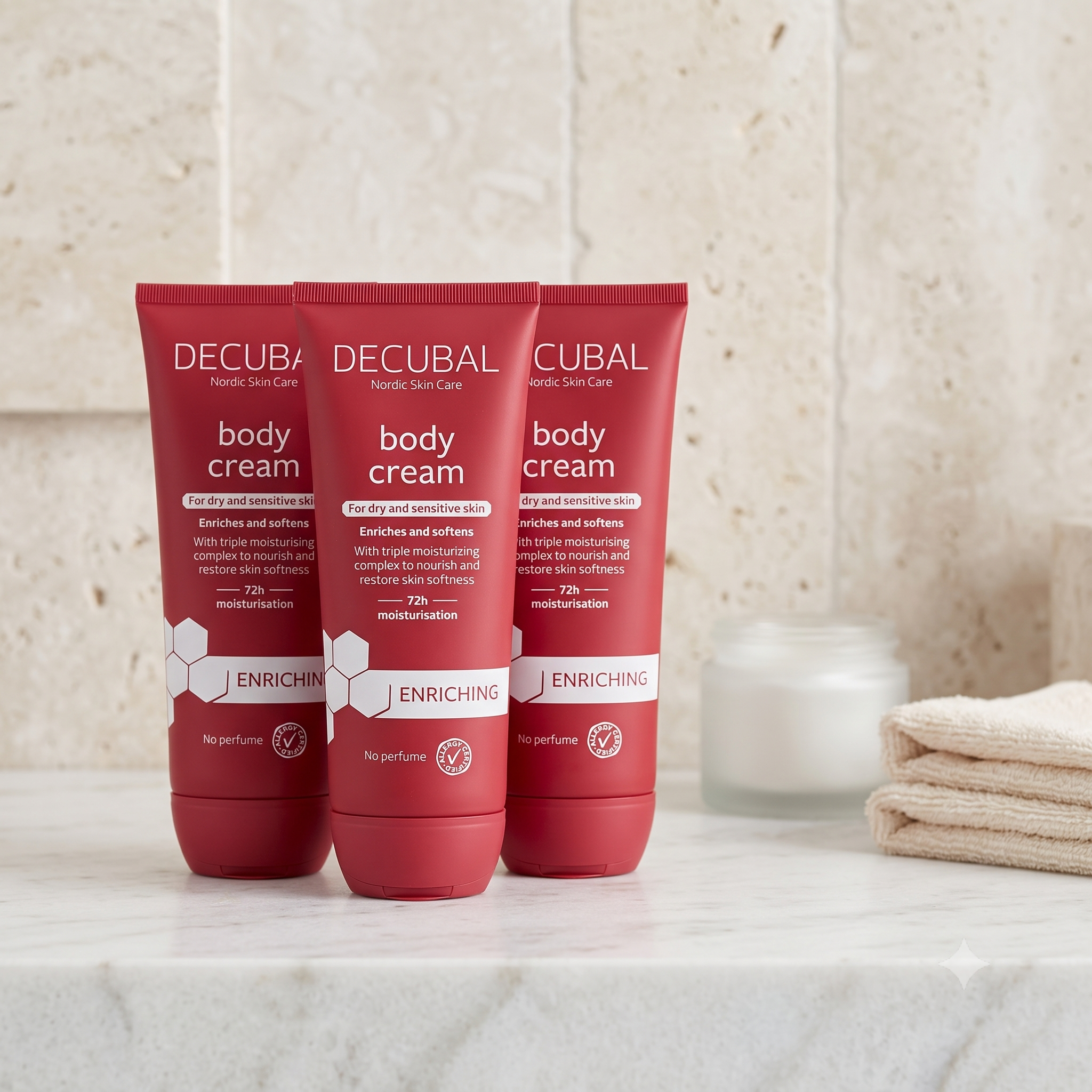 Decubal Body Cream 250ml 3 stykker