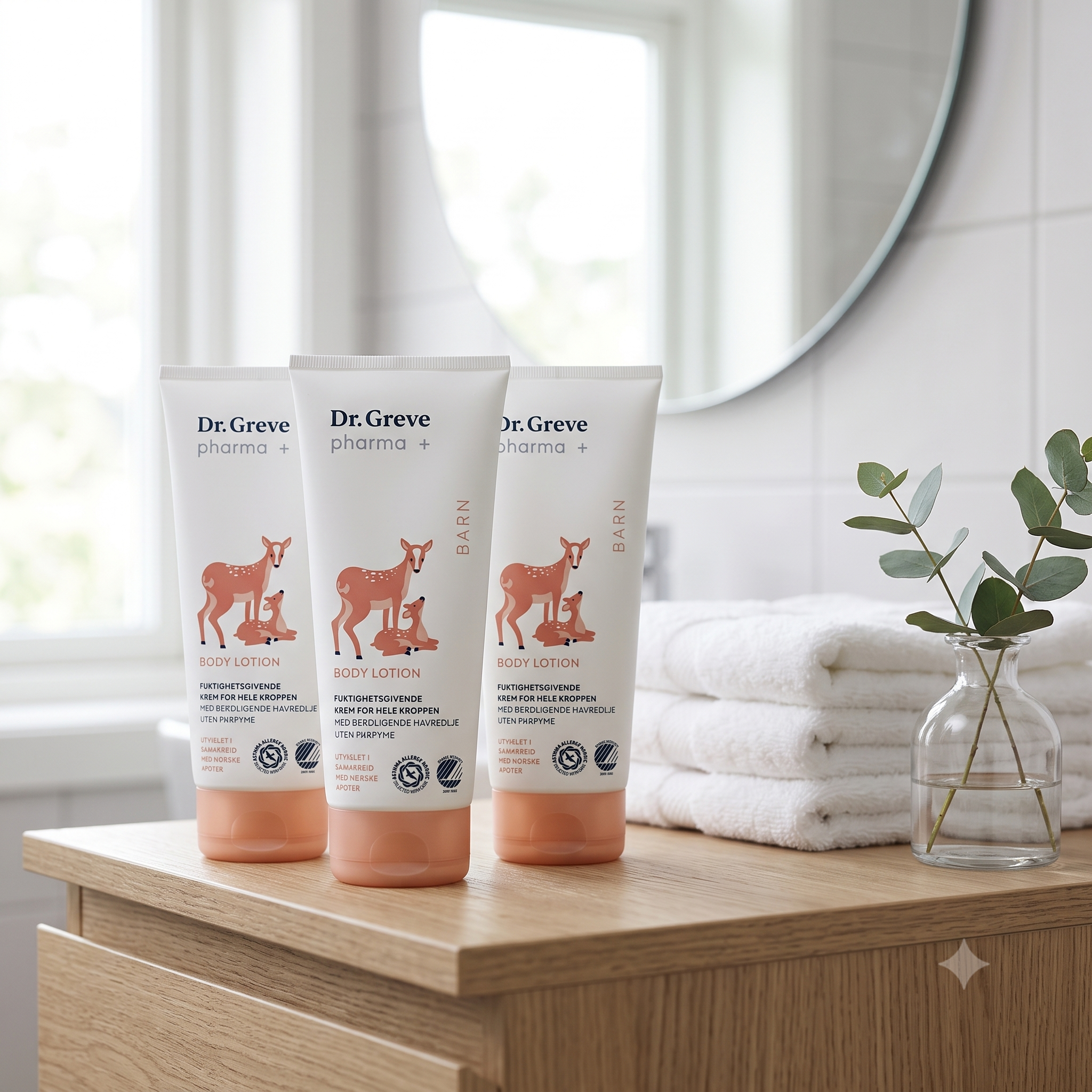 Dr Greve Pharma Bodylotion Barn 200 ml 3 stykker