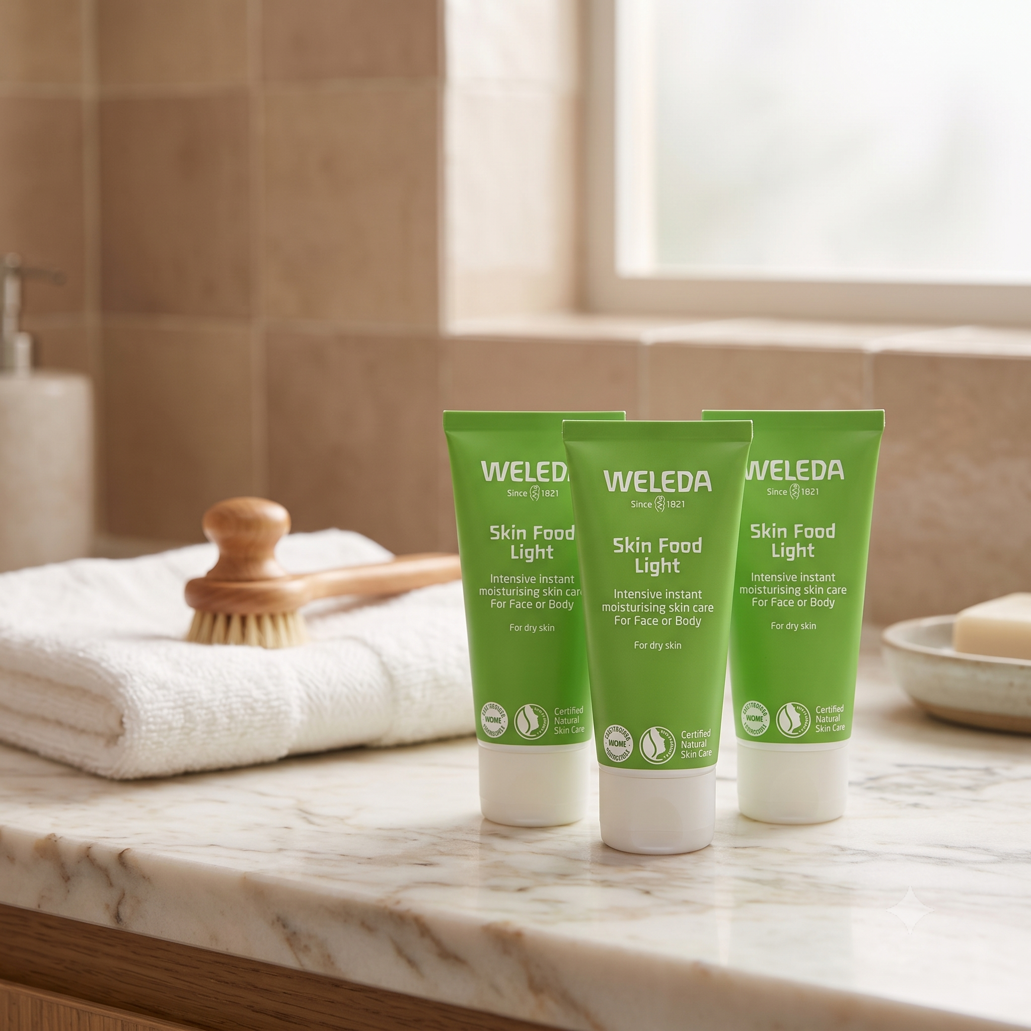 Weleda Skin Food Light krem 30 ml 3 stykker