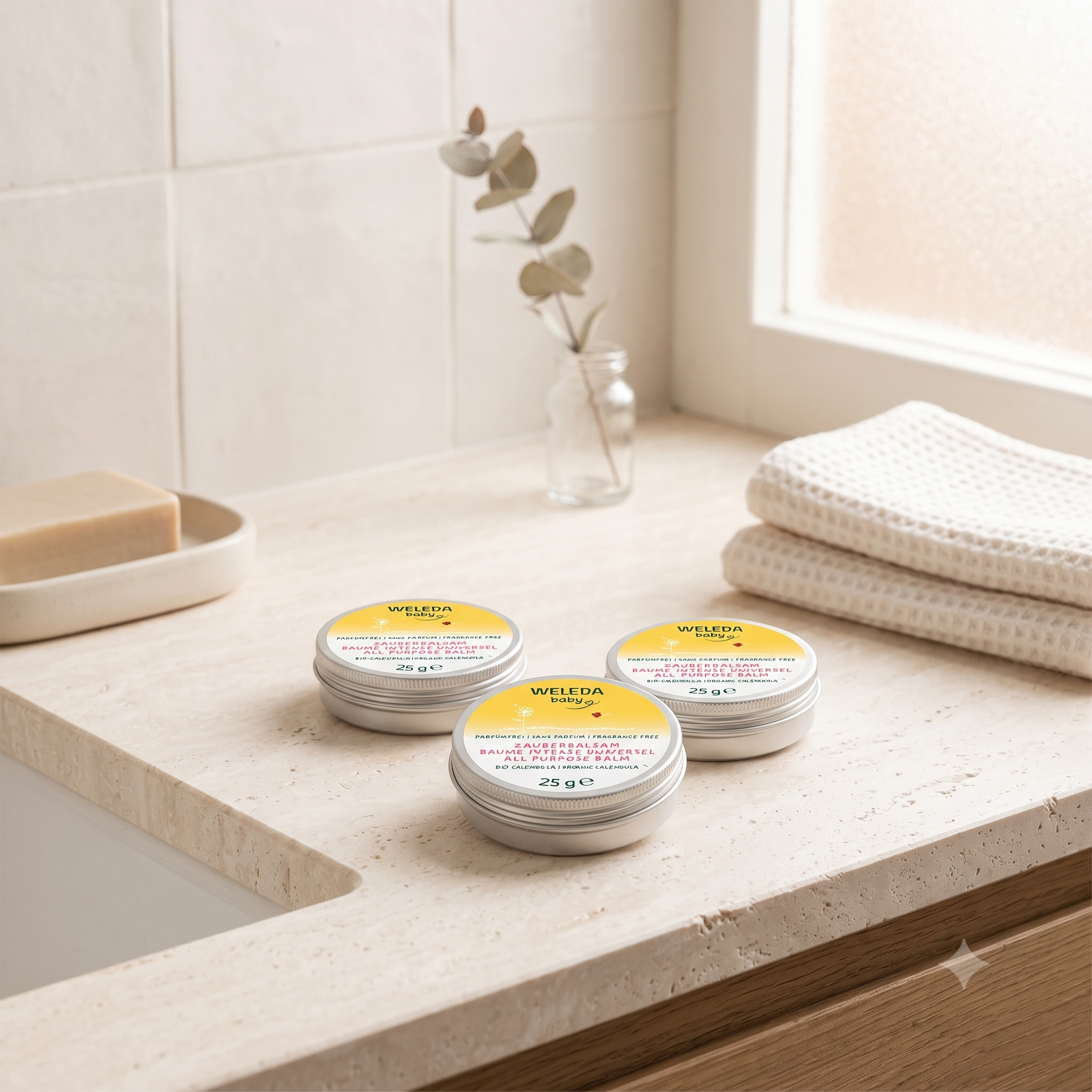 Weleda Calendula All Purpose Balm 25 g 3 stykker