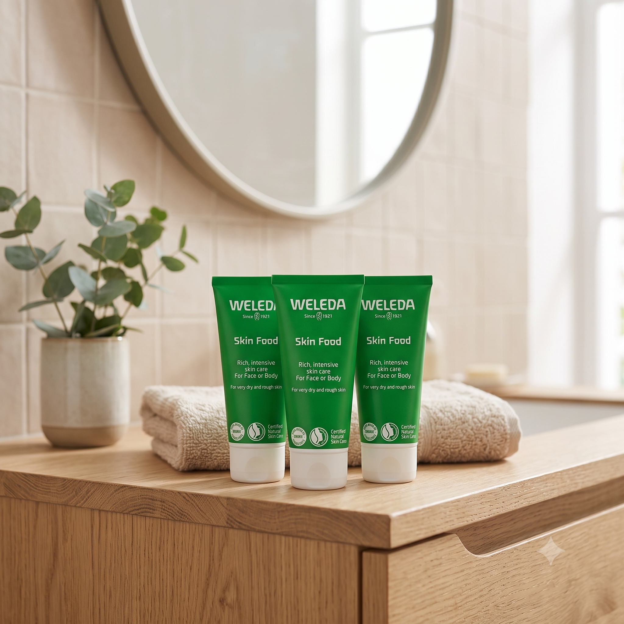 Weleda Skin Food krem 30 ml 3 stykker