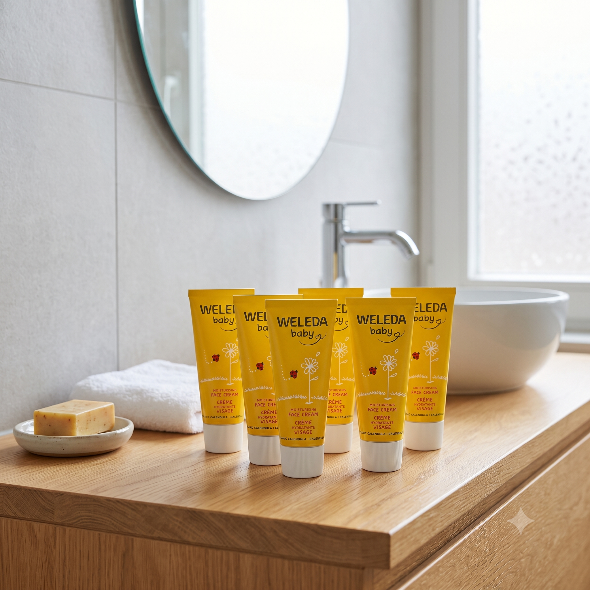 Weleda Baby Calendula Face Cream 50 ml 6 stykker