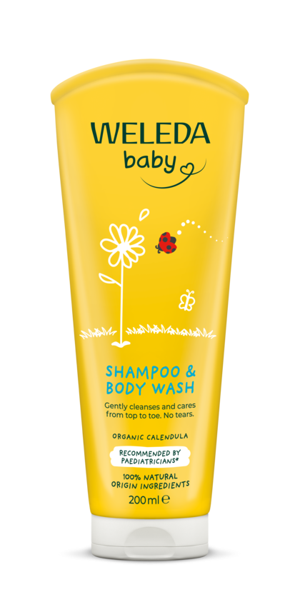 Weleda Calendula Shampoo & Body Wash 200 ml
