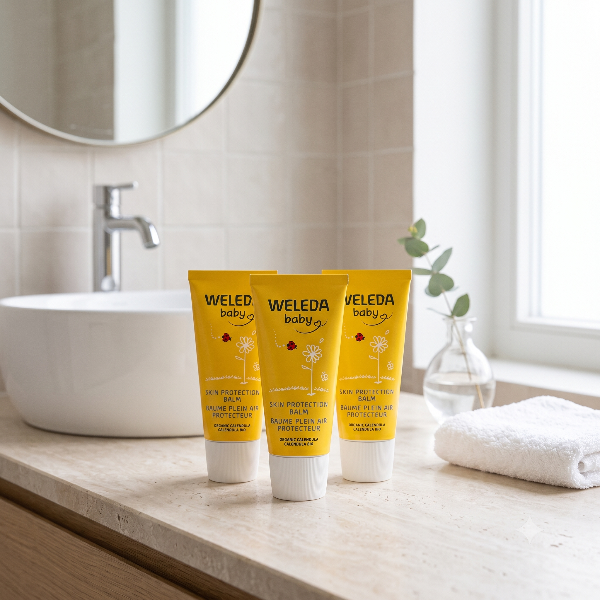 Weleda Calendula Skin Protection Balm 30 ml 3 stykker