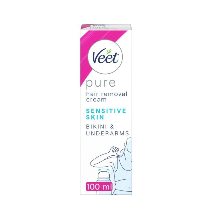 Veet Pure Bikini & Underarms hårfjerningskrem 100 ml