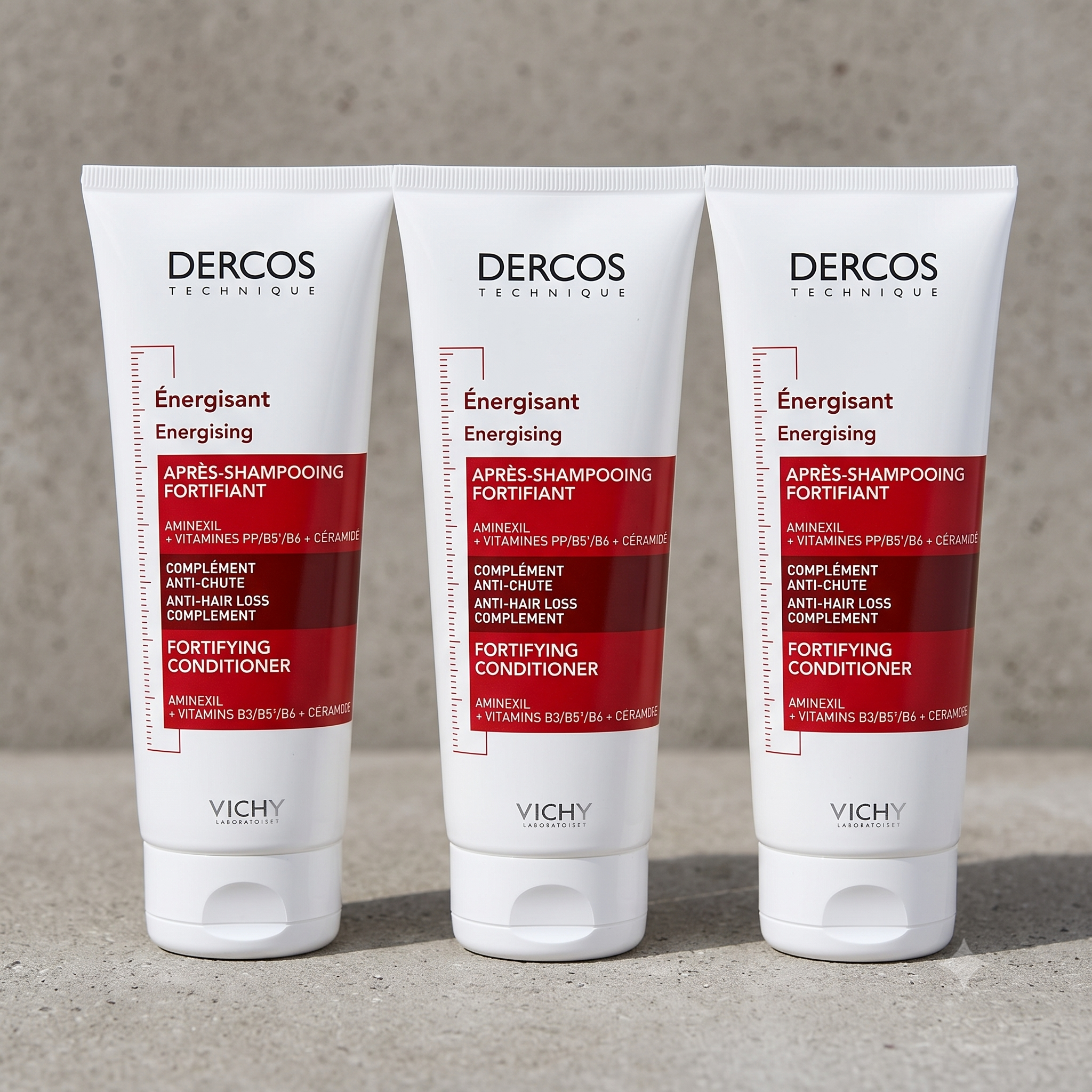 Vichy Dercos Energising Conditioner 200 ml 3 stykker