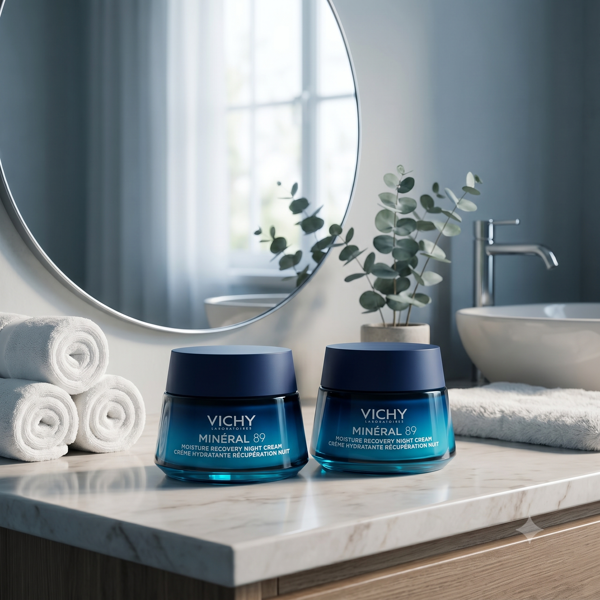 Vichy Mineral 89 Night Cream 50 ml 2 stykker