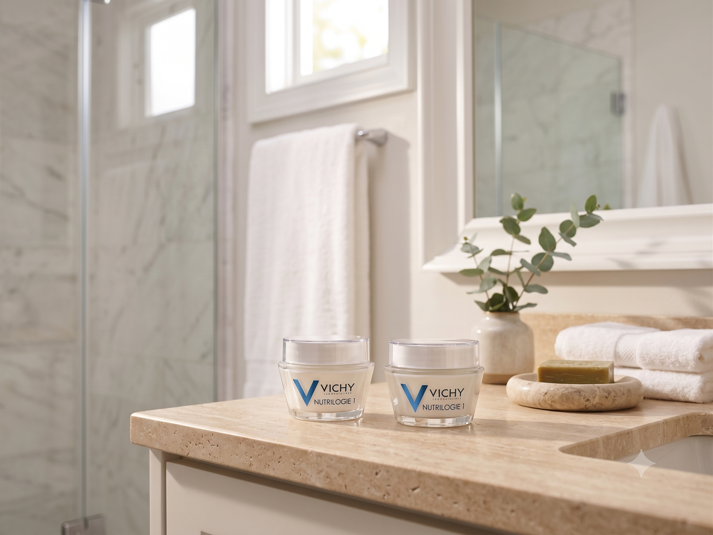 Vichy Nutrilogie 1 Tørr Hud 50ml 2 stykker