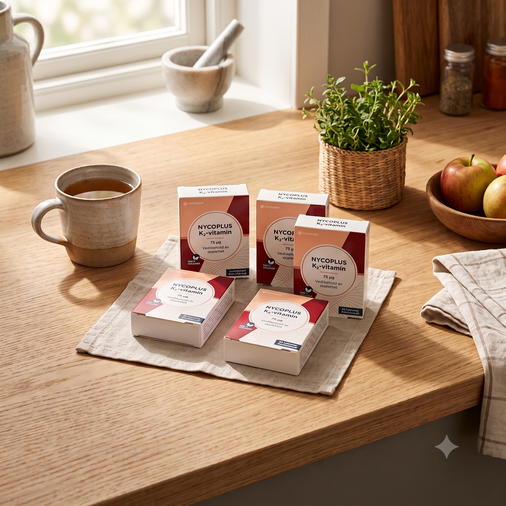 Nycoplus K2-vitamin tabletter 30stk 6 stykker