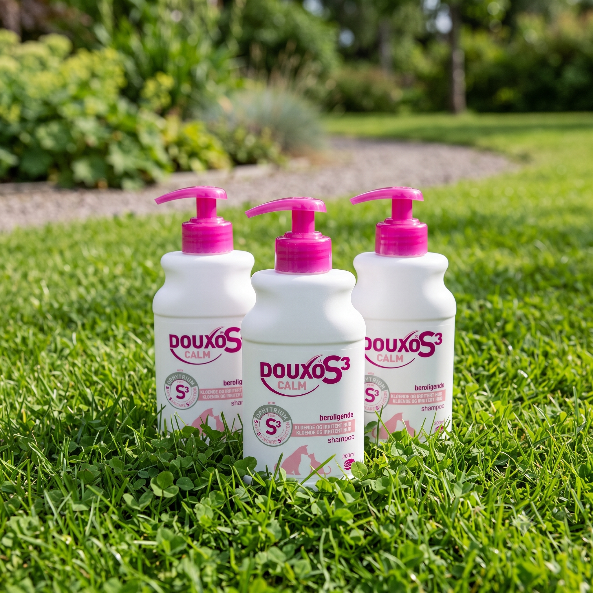 Douxo S3 Calm Shampoo til dyr 200 ml 3 stykker