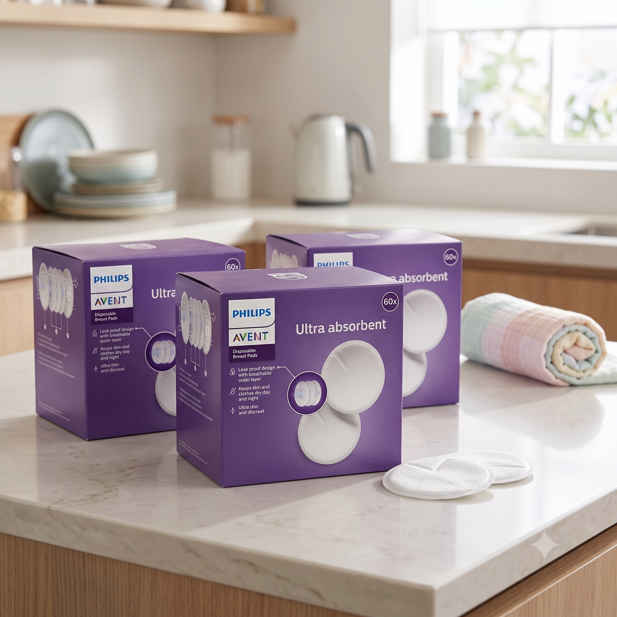 Philips Avent Ammeinnlegg 60 stk 3 stykker