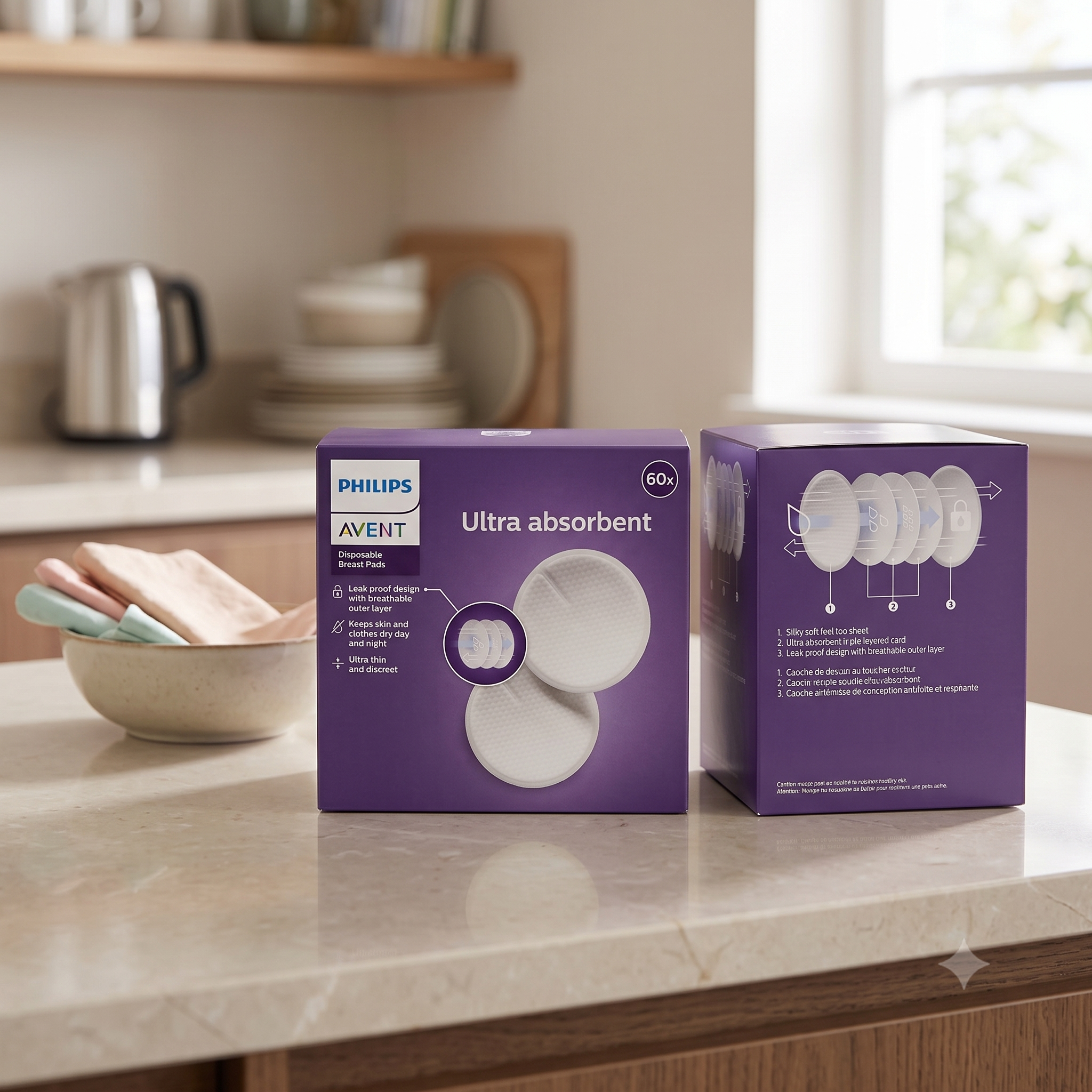 Philips Avent Ammeinnlegg 60 stk 2 stykker