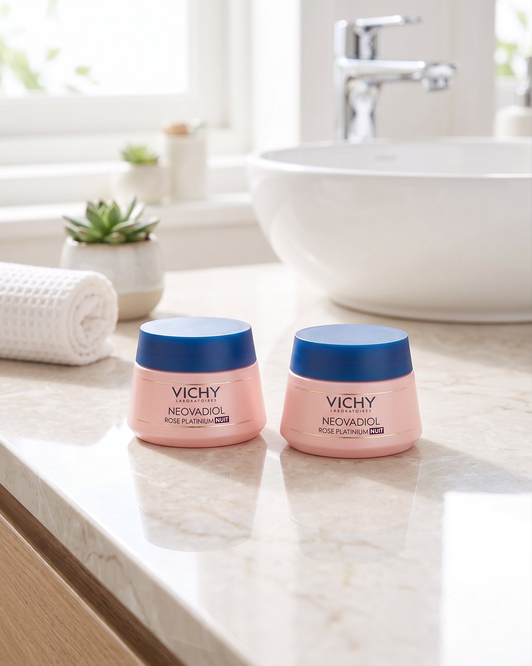 Vichy Neovadiol Rose Platinium Night 50ml 2 stykker