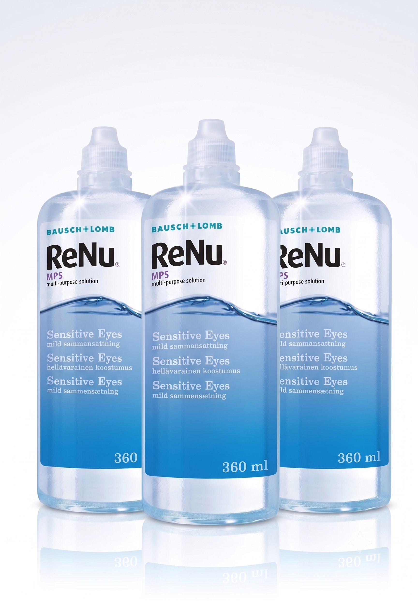 ReNu MPS Linsevæske 360 ml 3 stykker