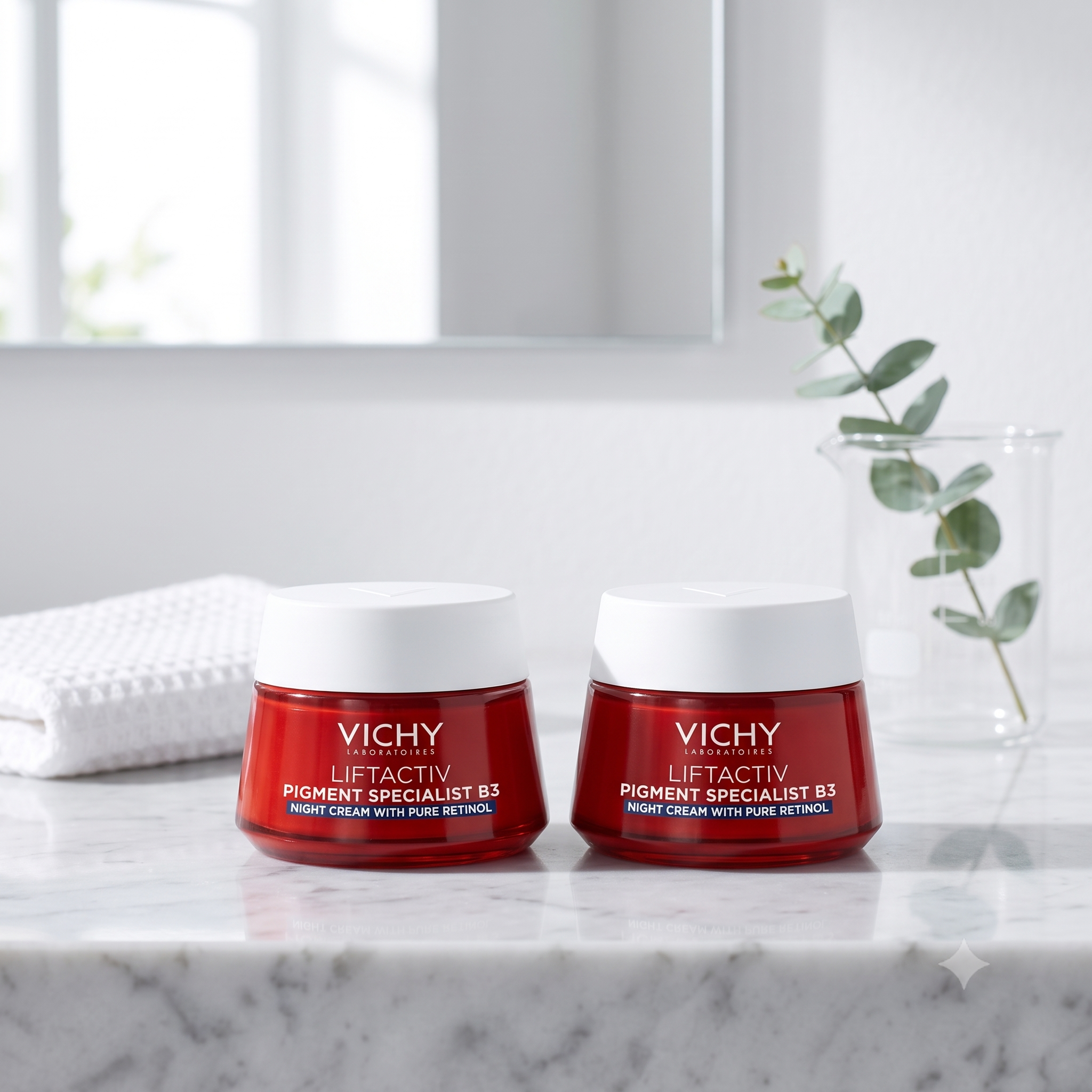 Vichy Liftactiv Collagen B3 Night Cream 50 ml 2 stykker
