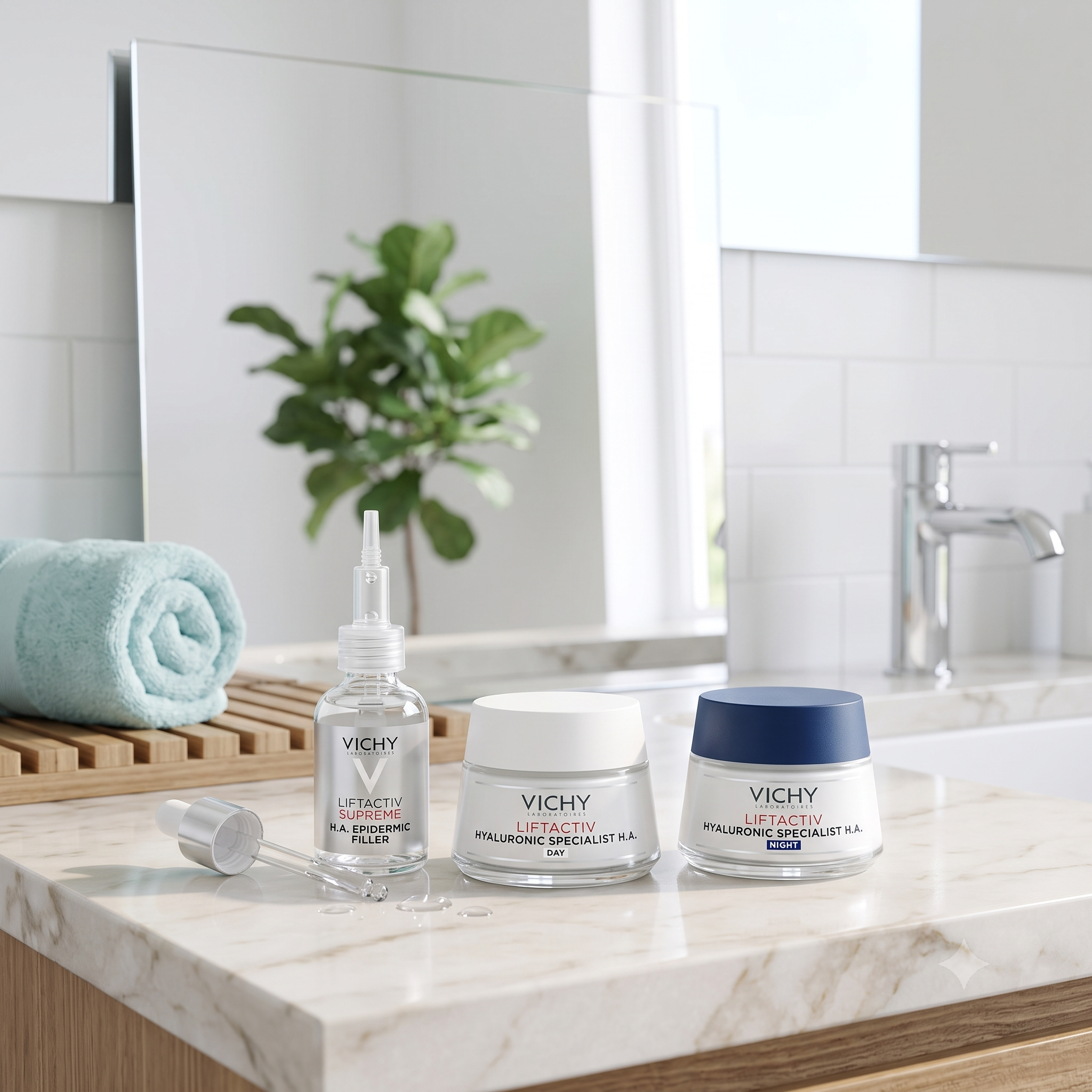 Vichy Liftactiv Supreme H.A. Epidermic Filler 30 mlmed dag- og nattkrem