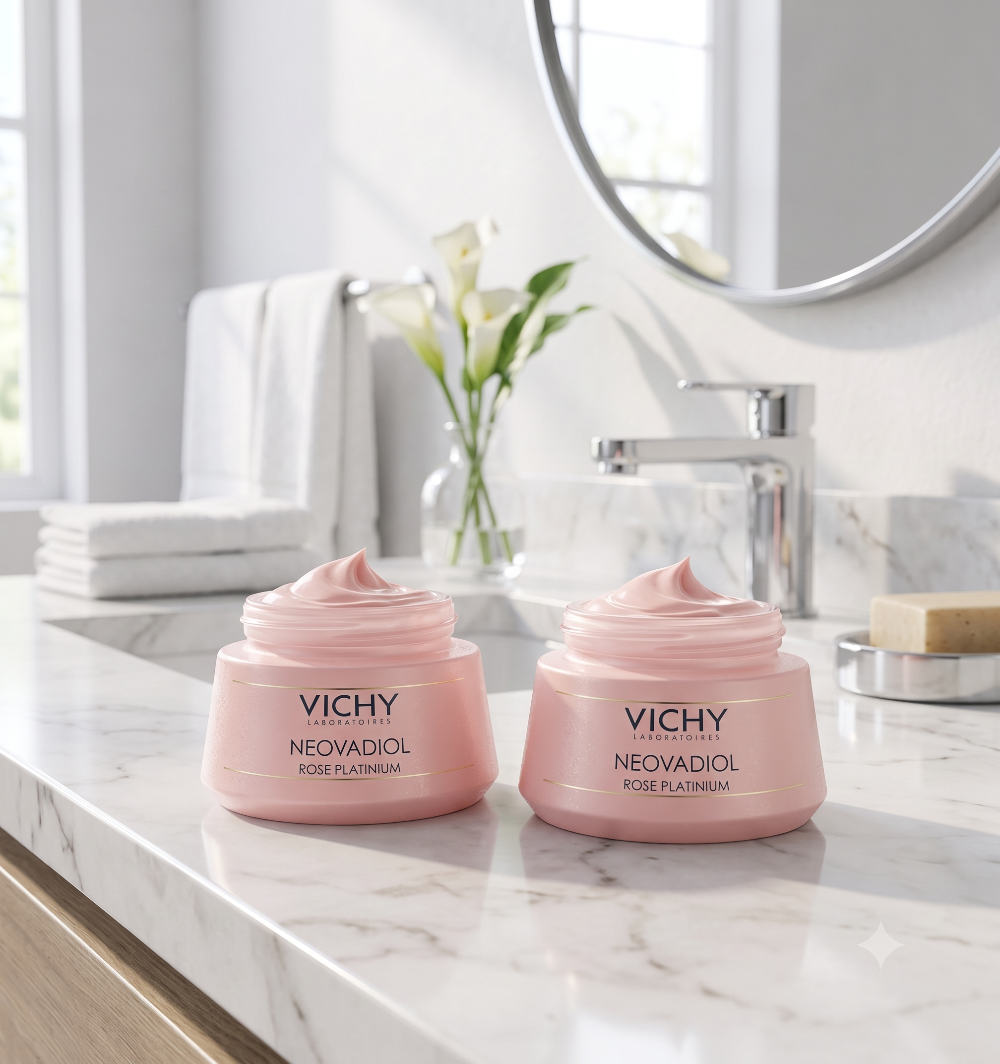 Vichy Neovadiol Rose Platinium Dagkrem 50 ml 2 stykker