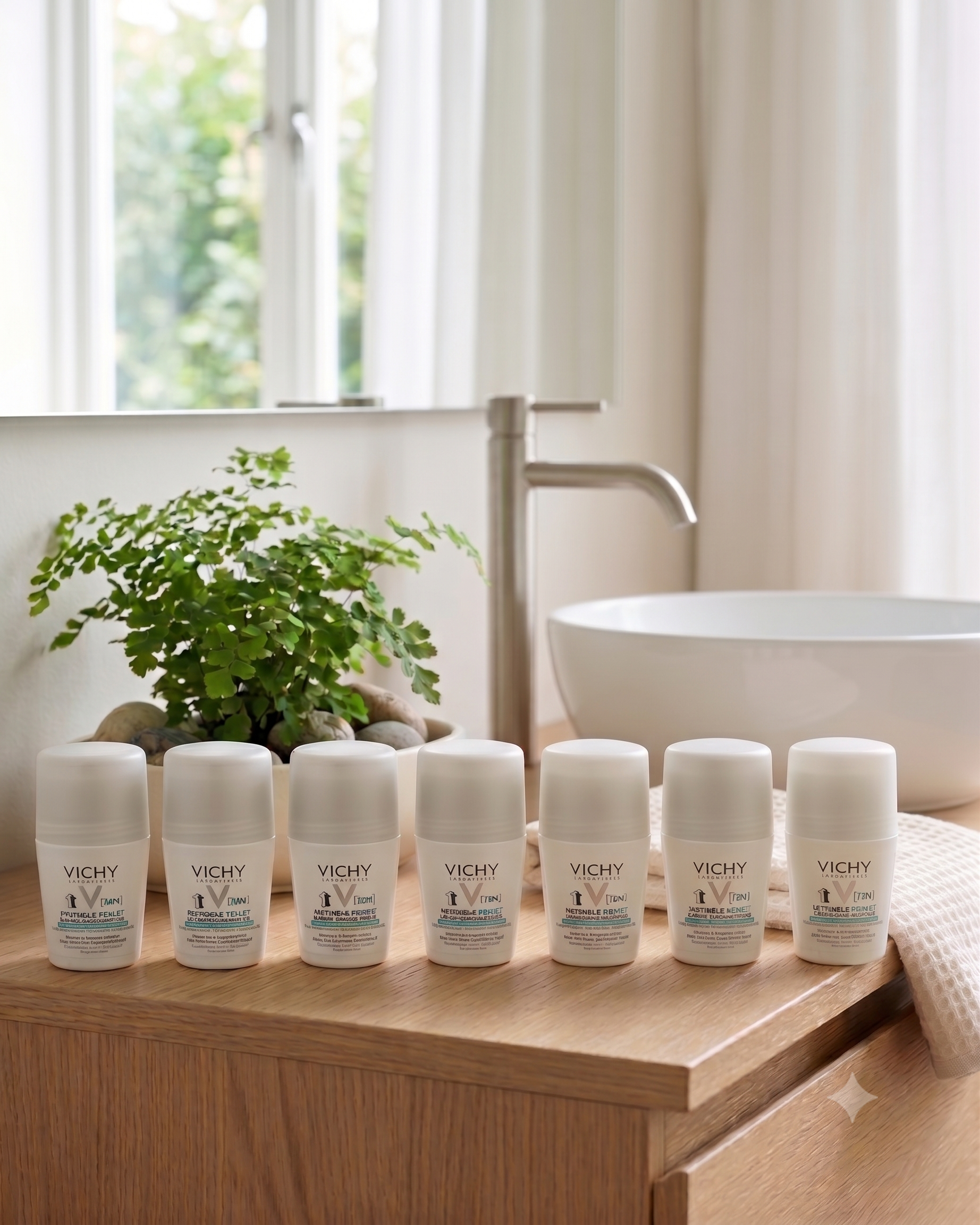 Vichy Invisible Resist 72H Anti-Stain Roll-On 50 ml 10 stykker