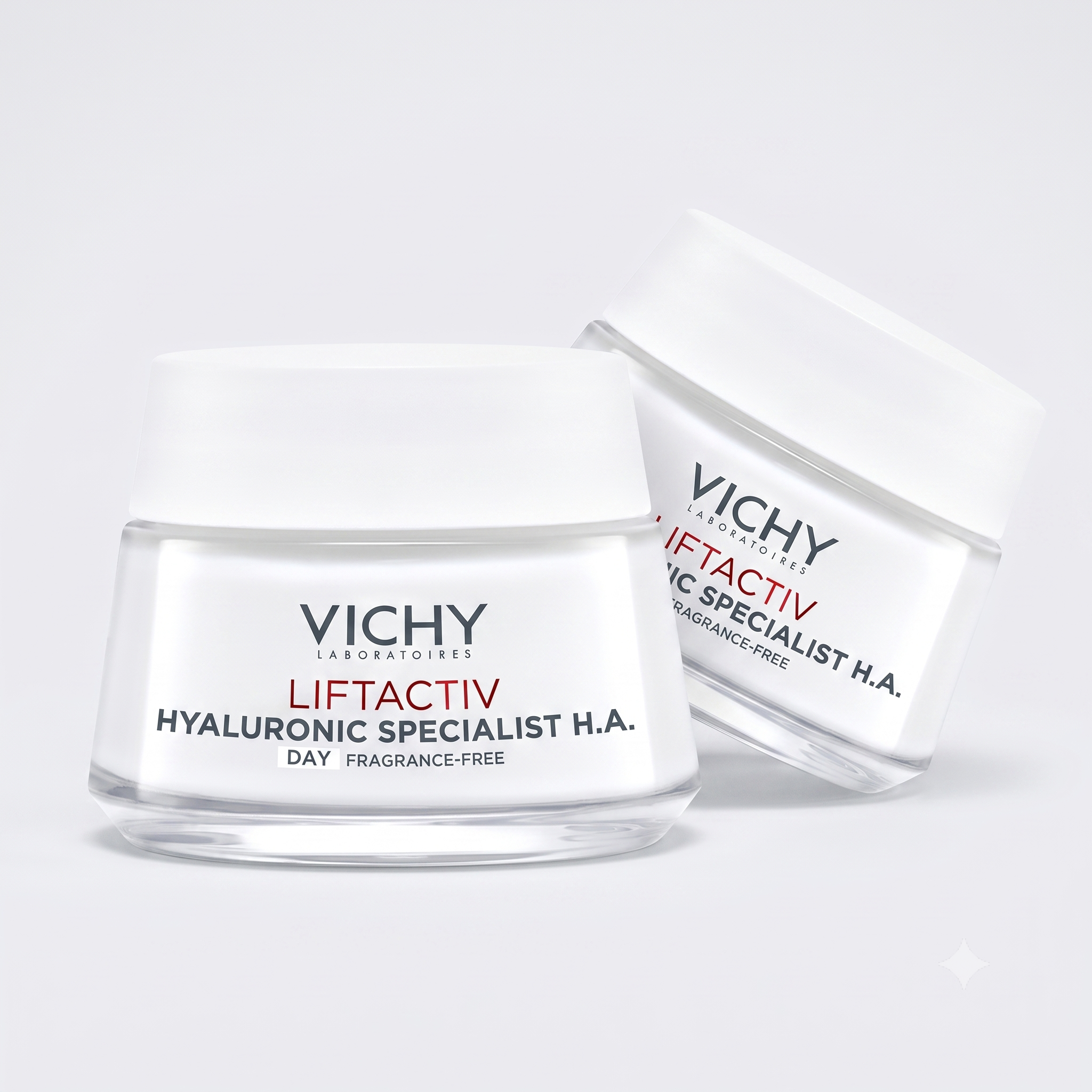 Vichy Liftactiv H.A. Dagkrem Uten Parfyme 50 ml 2 stykker