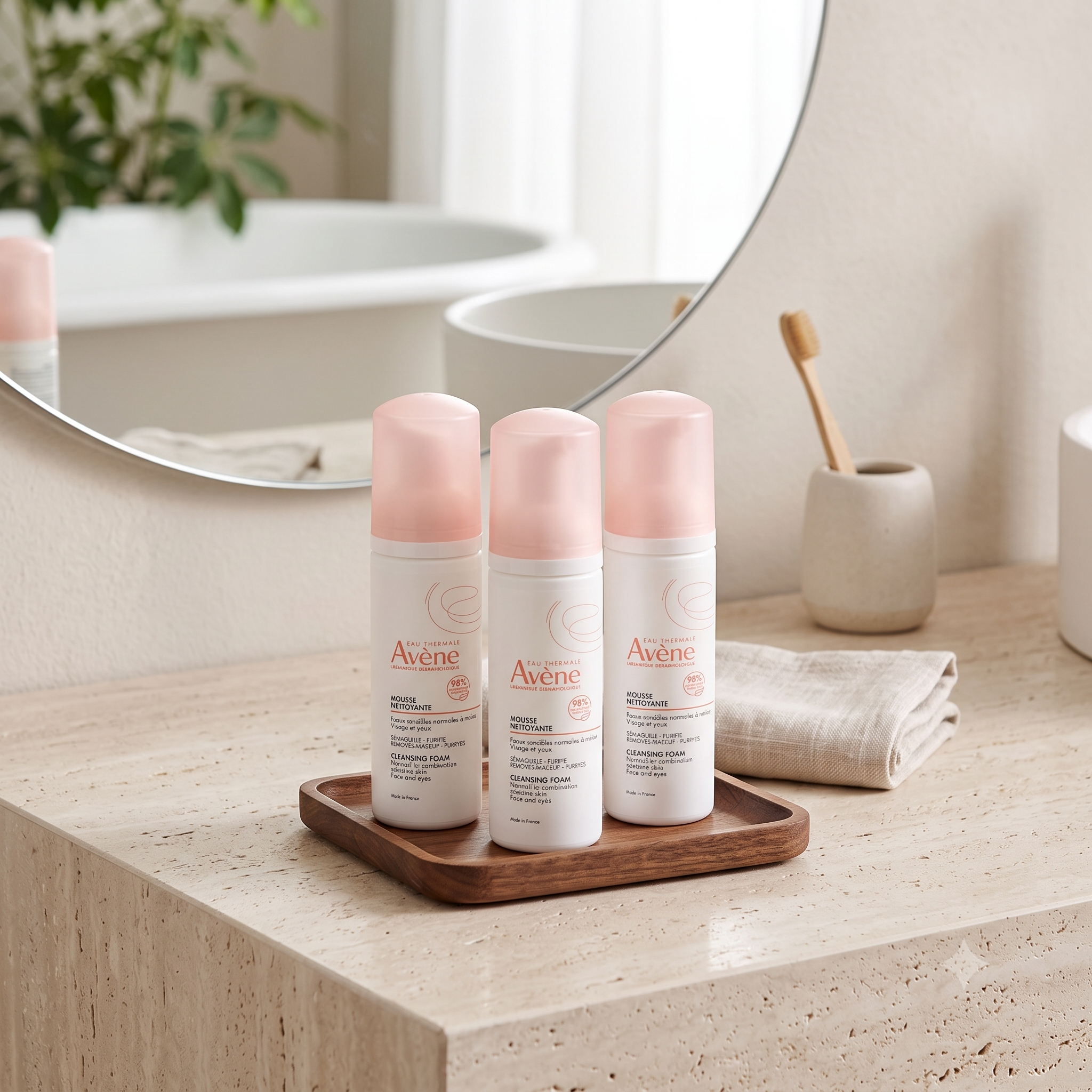 Avène Cleansing Foam Mattifying 150 ml 3 stykker