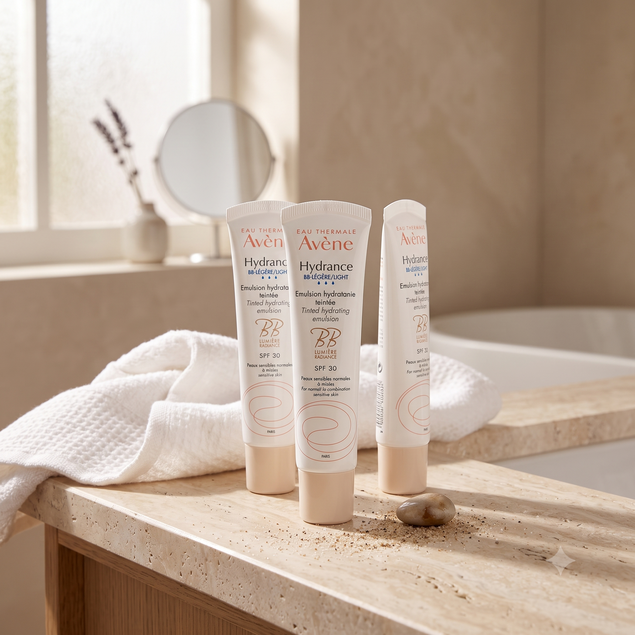 Avène Hydrance BB Cream Light SPF 30 40 ml 3 stykker