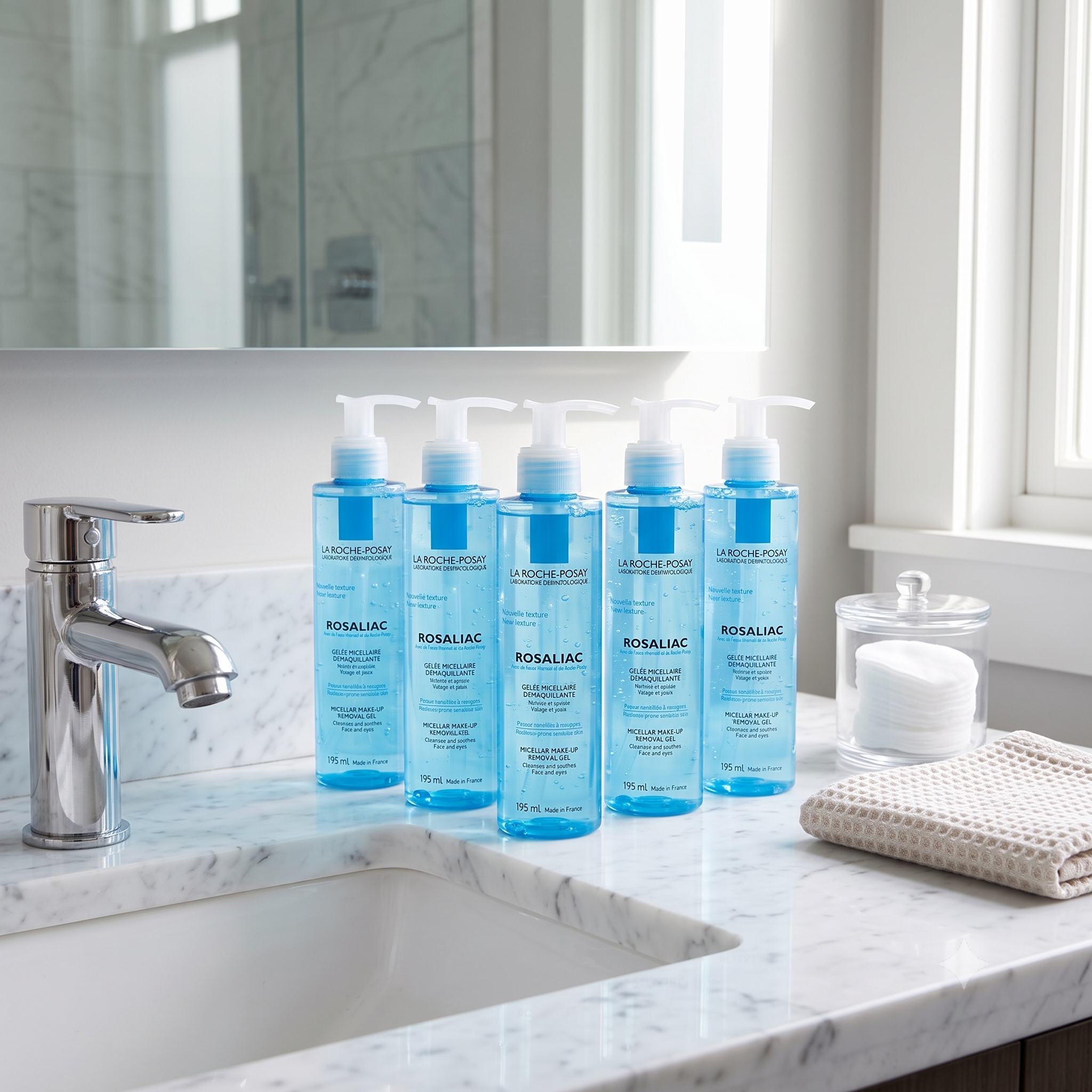La Roche-Posay Rosaliac 3 in 1 195 ml 5 stykker