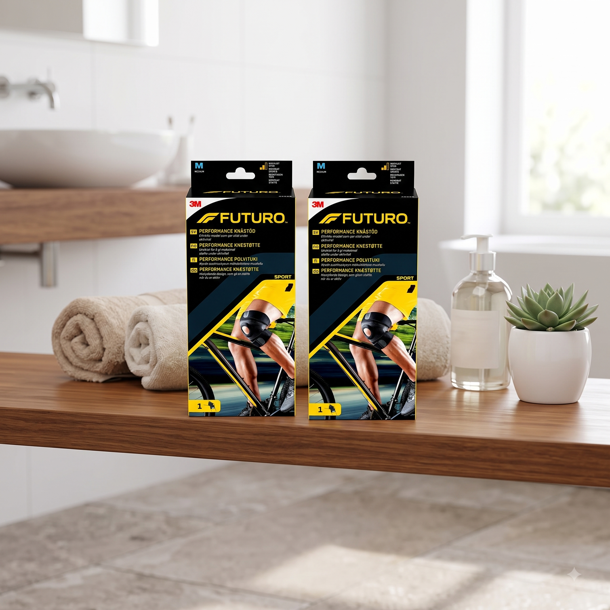 Futuro Sport Performance Knestøtte M 2 stykker