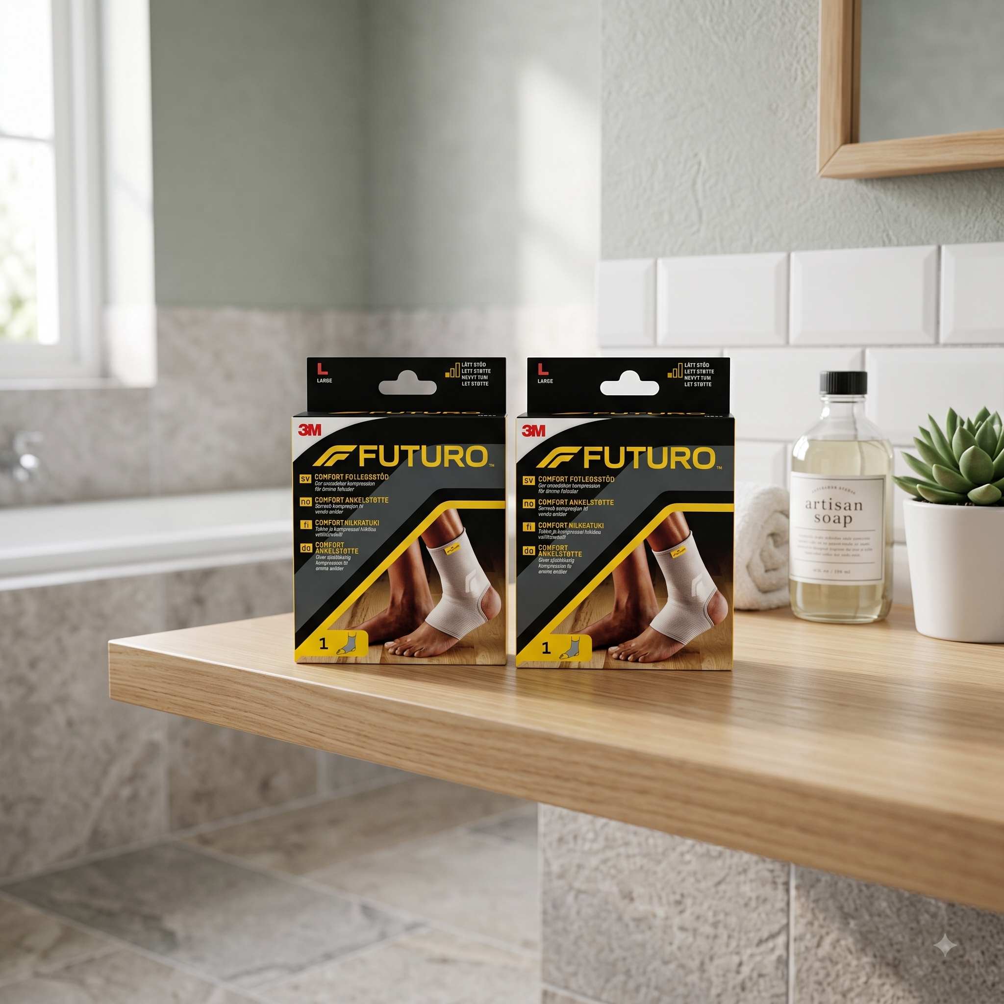 Futuro comfort ankel L 2 stykker