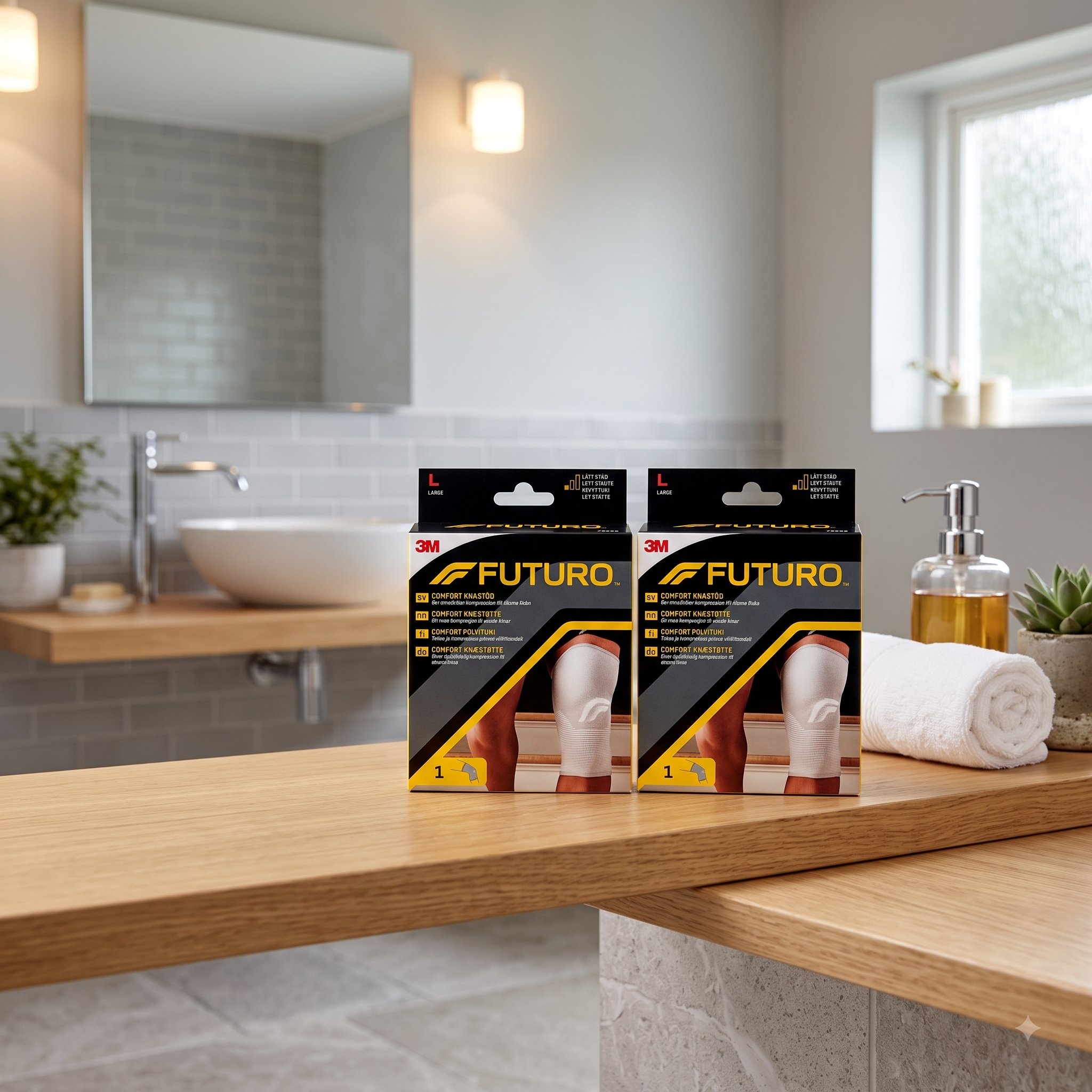 Futuro comfort kne L 2 stykker