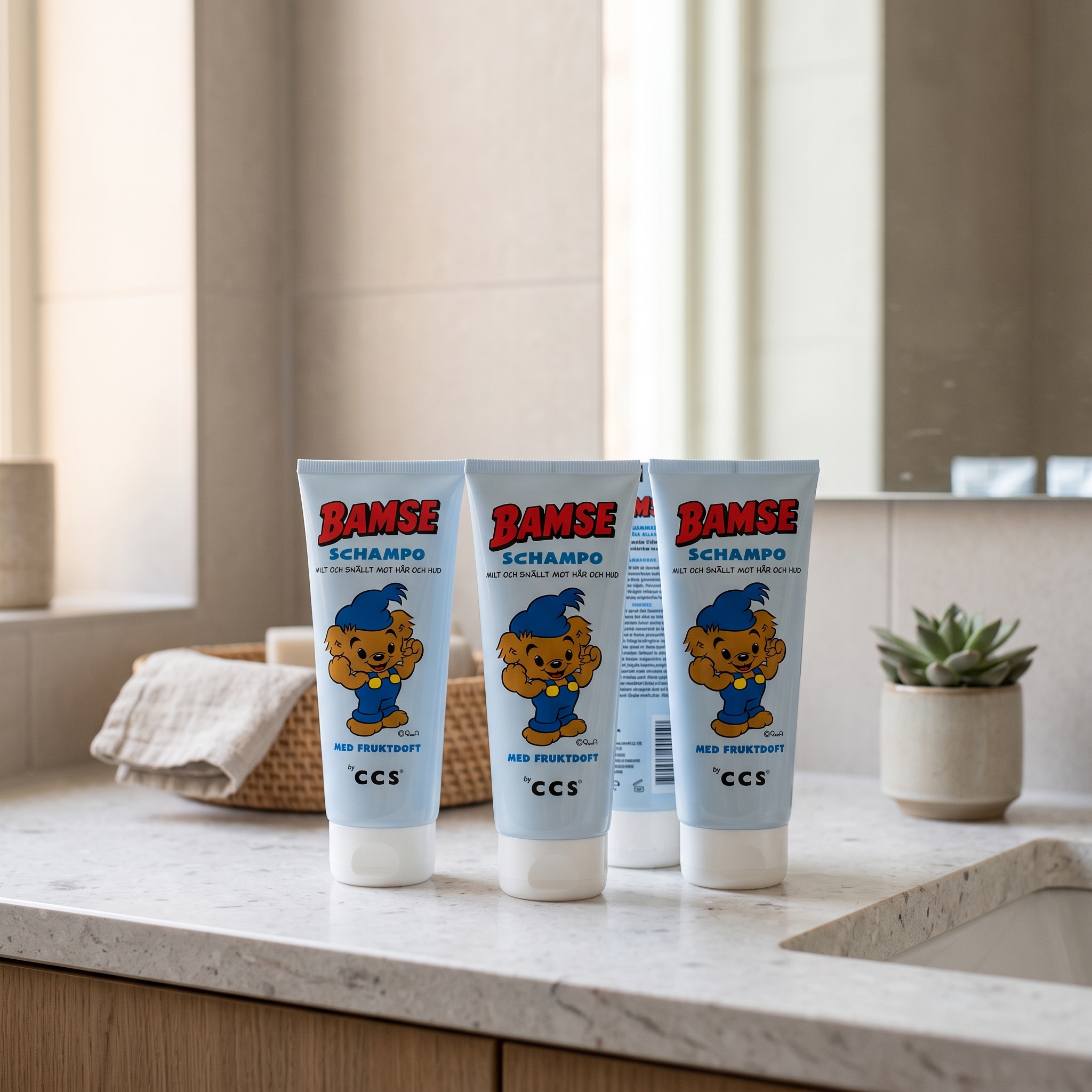 Bamse Sjampo 200 ml 3 stykker