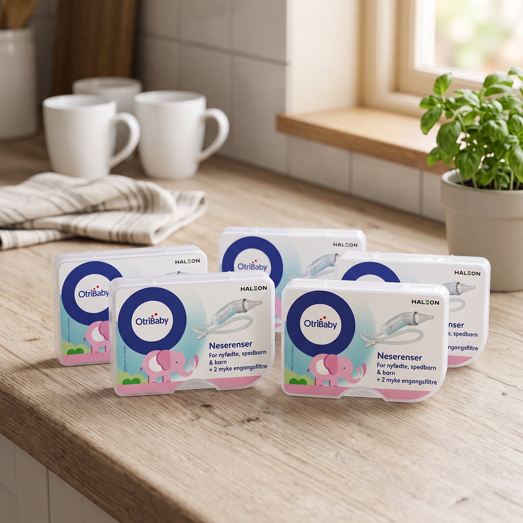 OtriBaby Nesesuger til Baby 1 sett 5 stykker