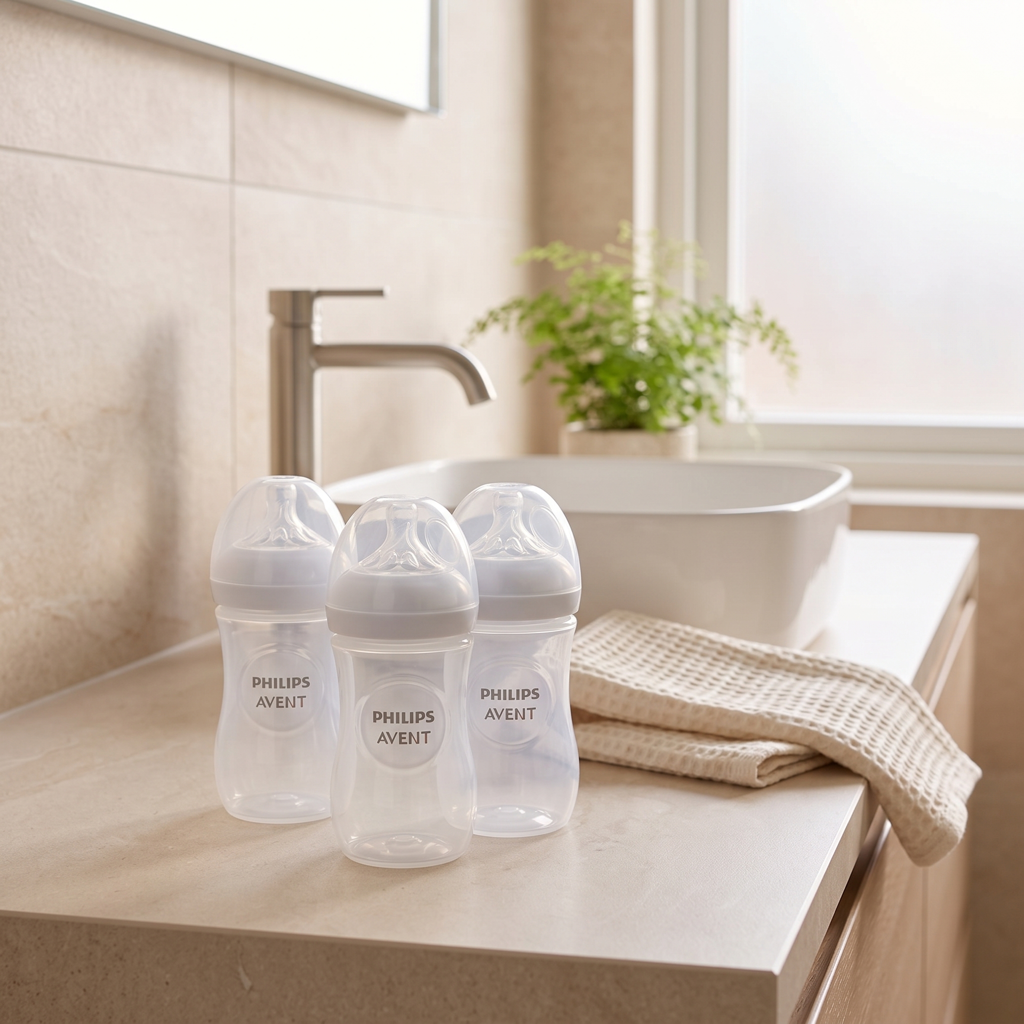 Phillips Avent Baby Bottle Natural Response 1 mnd+ 260 ml 3 stykker