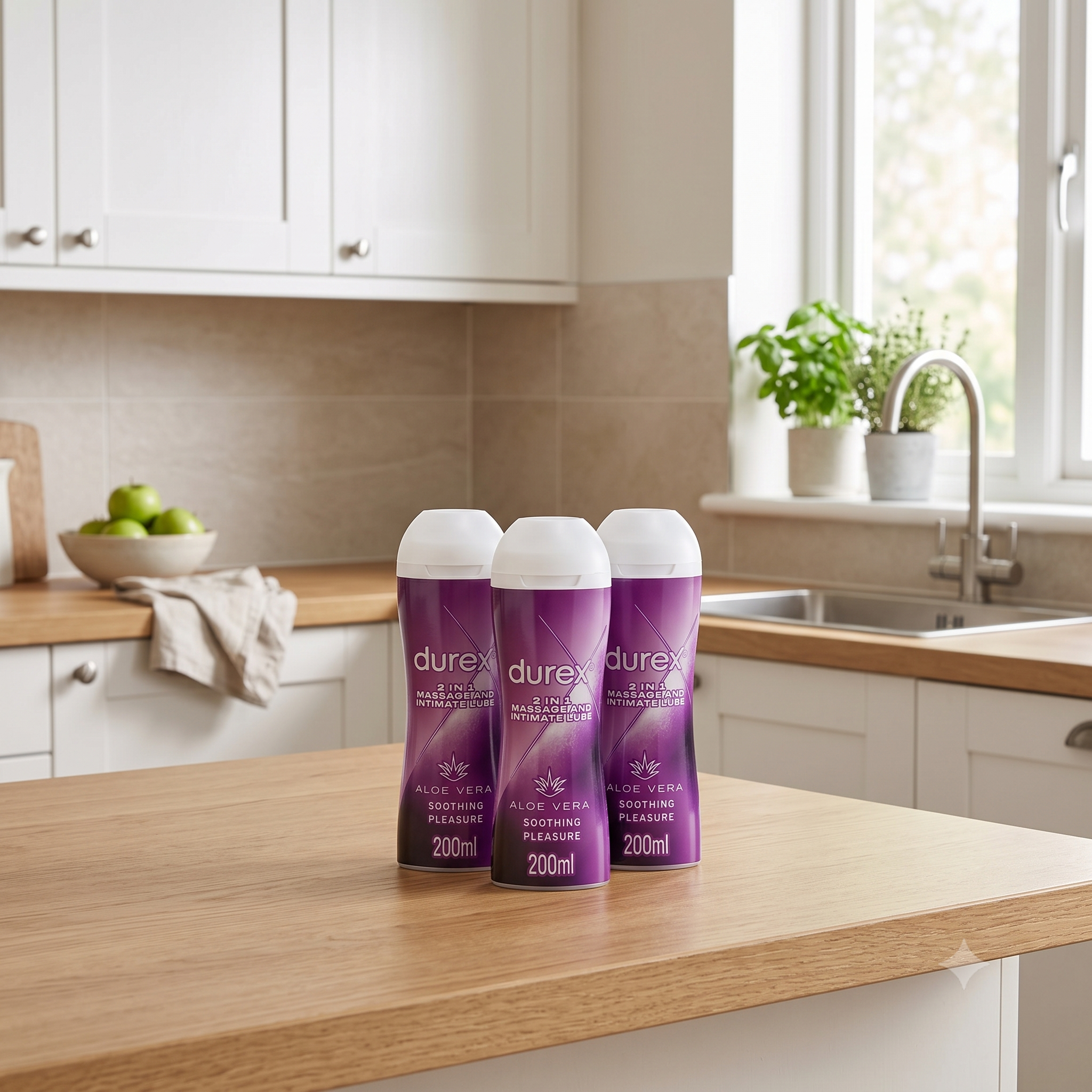 Durex Play Massasje 2in1 200 ml 3 stykker