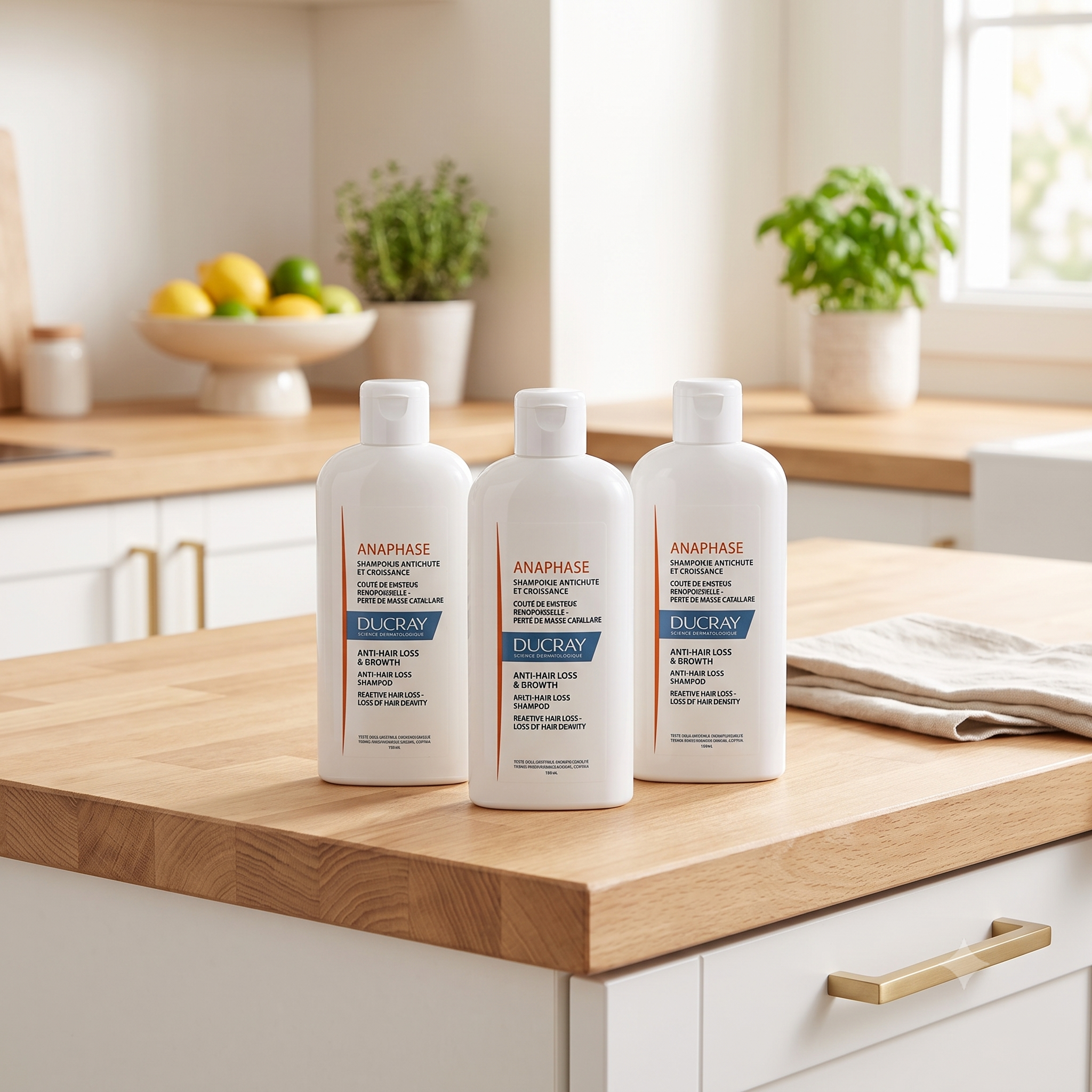 Ducray Anaphase+ Sjampo mot Periodisk Hårtap 200 ml 3 stykker