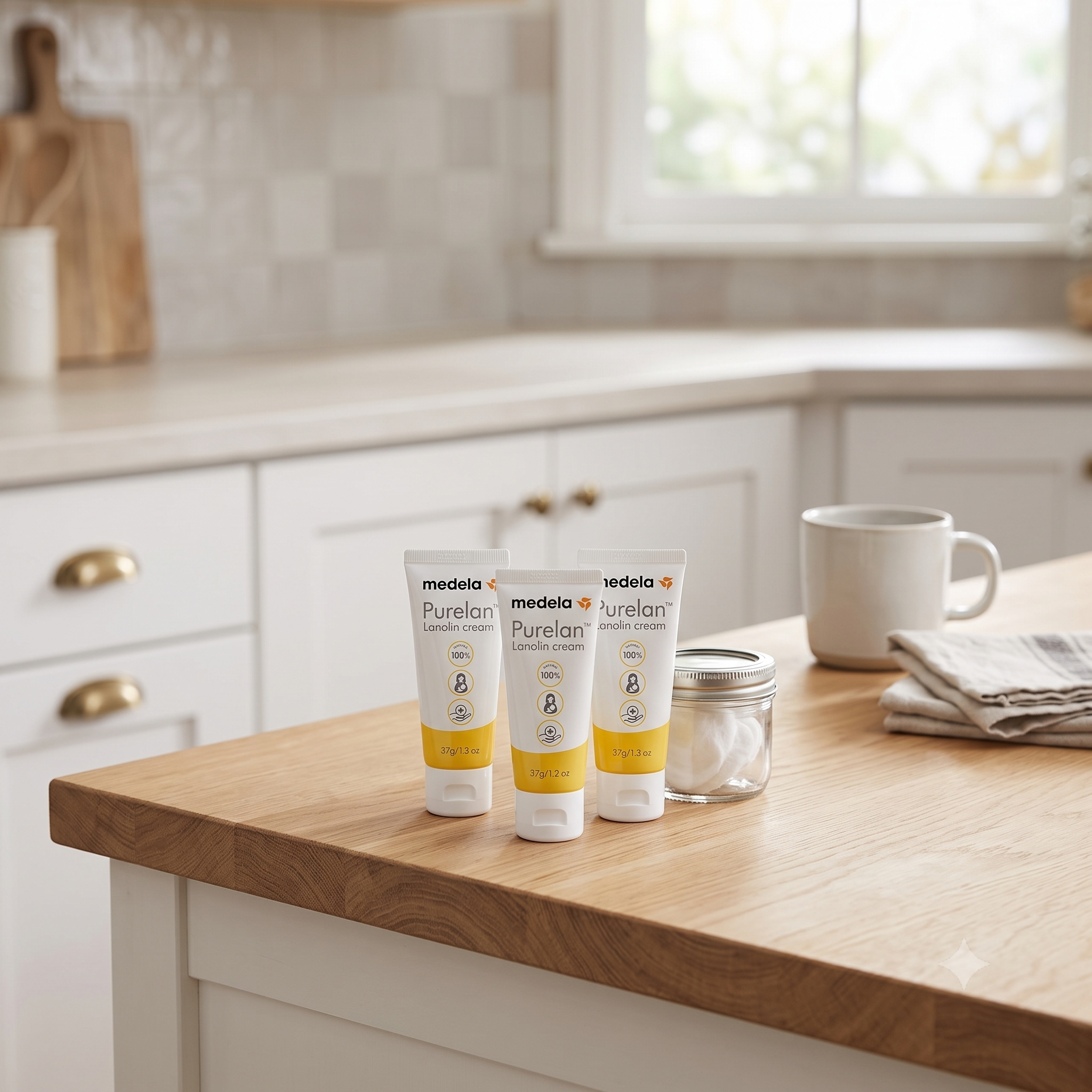 Medela Purelan brystvortekrem 37g 3 stykker