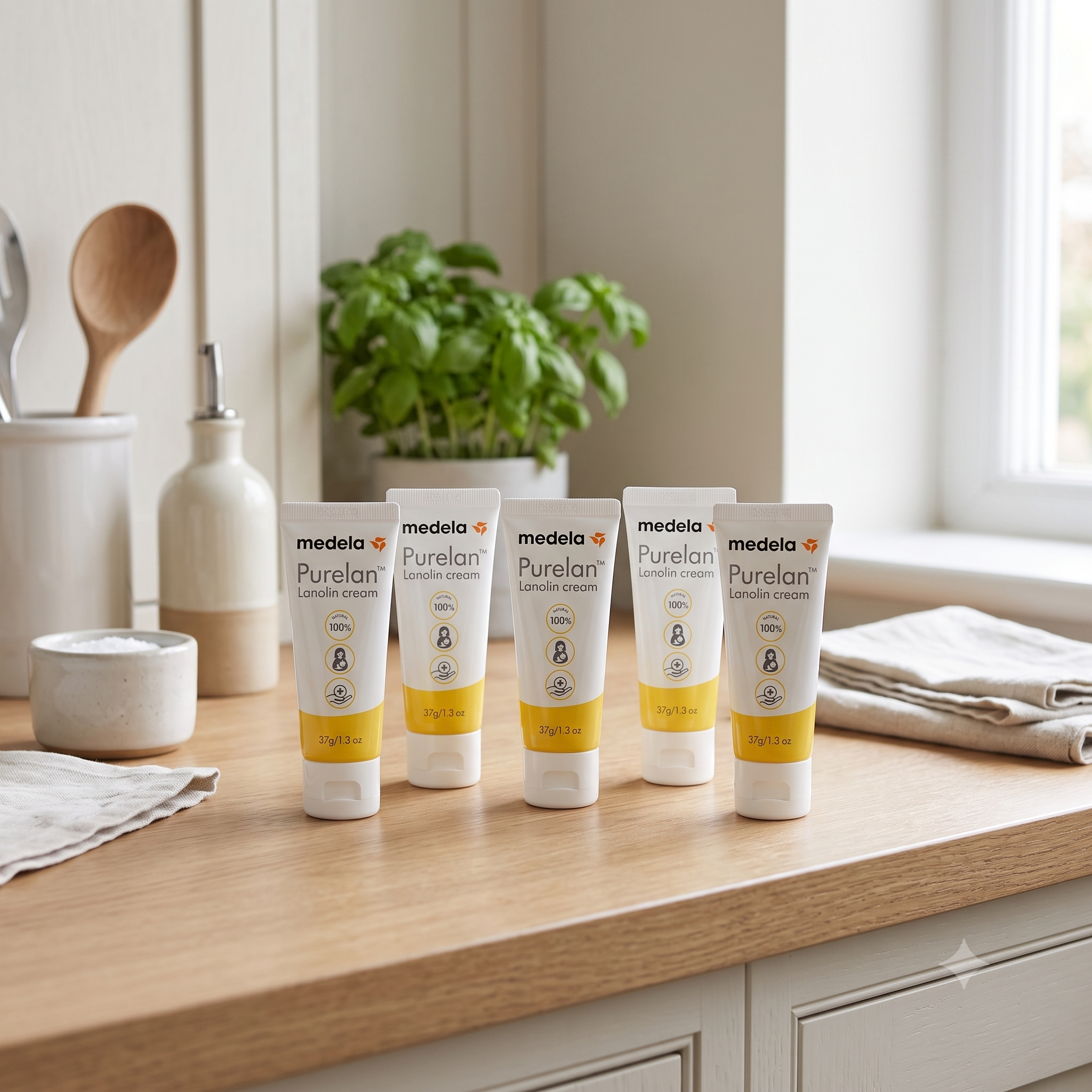 Medela Purelan brystvortekrem 37g 5 stykker
