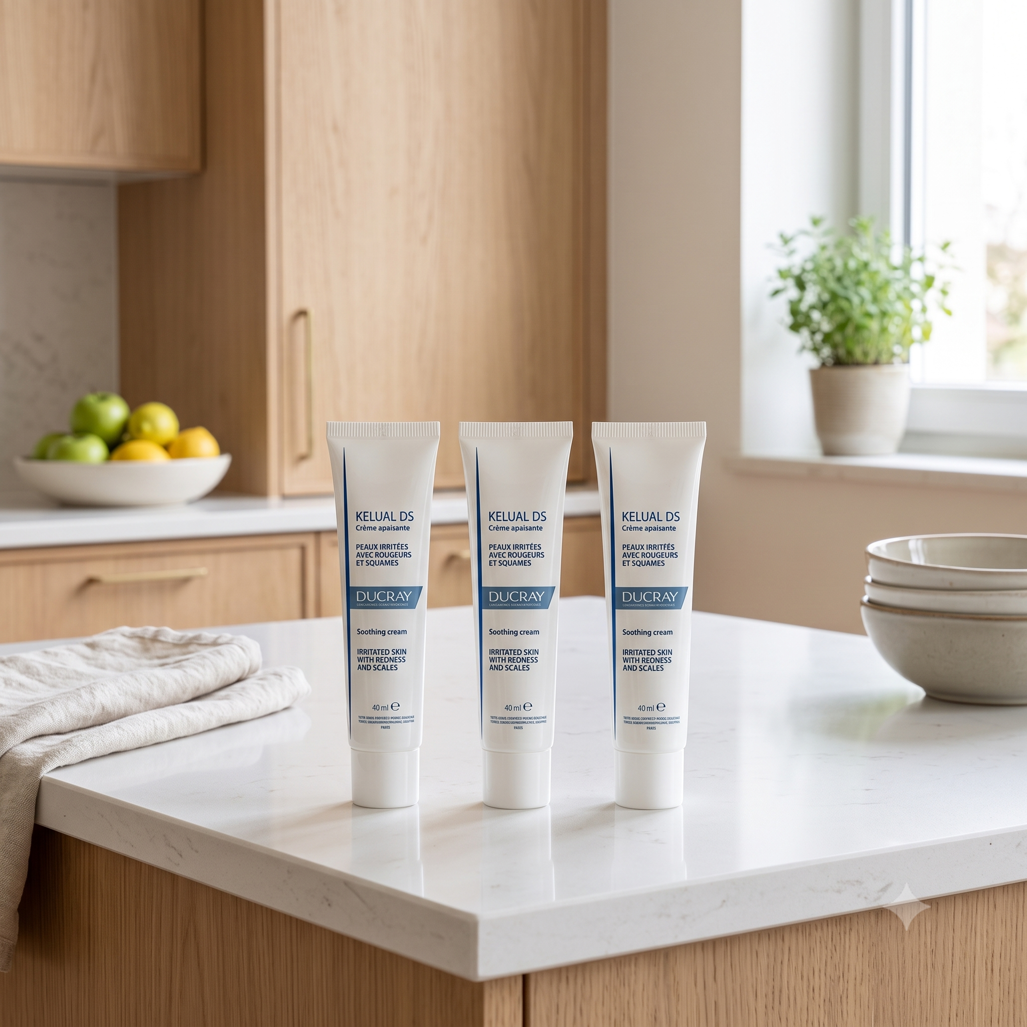 Ducray Kelual DS Cream til Lett Seboreisk Eksem 40 ml 3 stykker